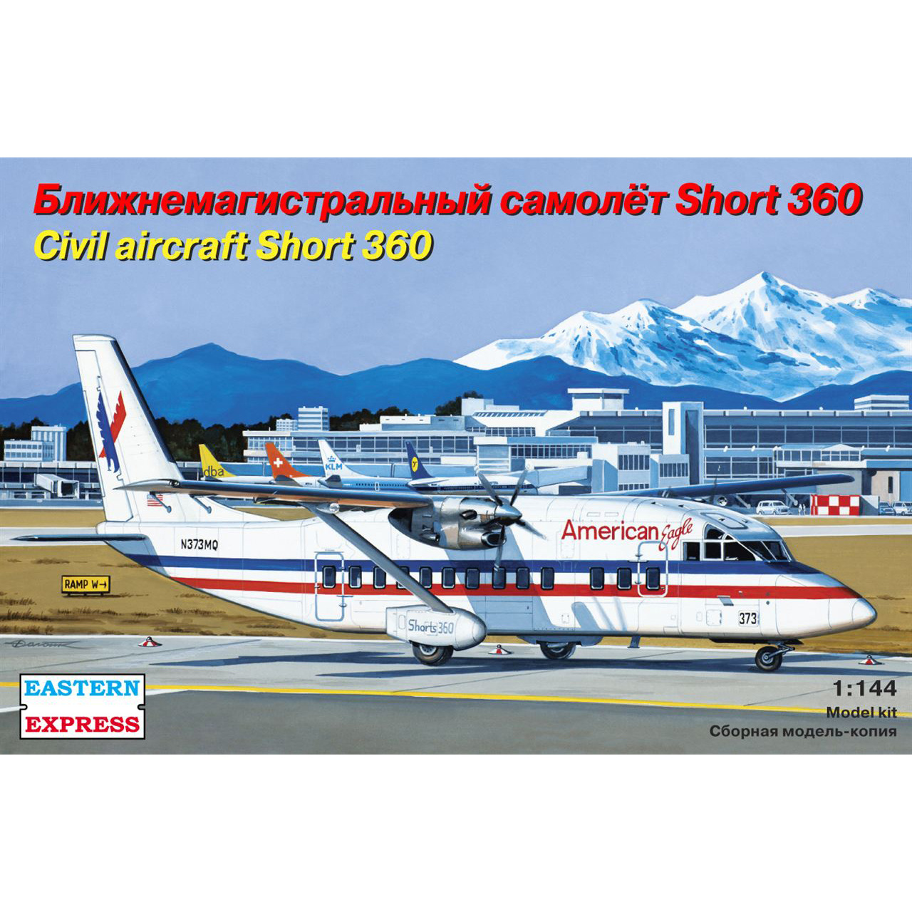 144105 Orient Express 1/144 Pass. aircraft Short-360 American Eagle