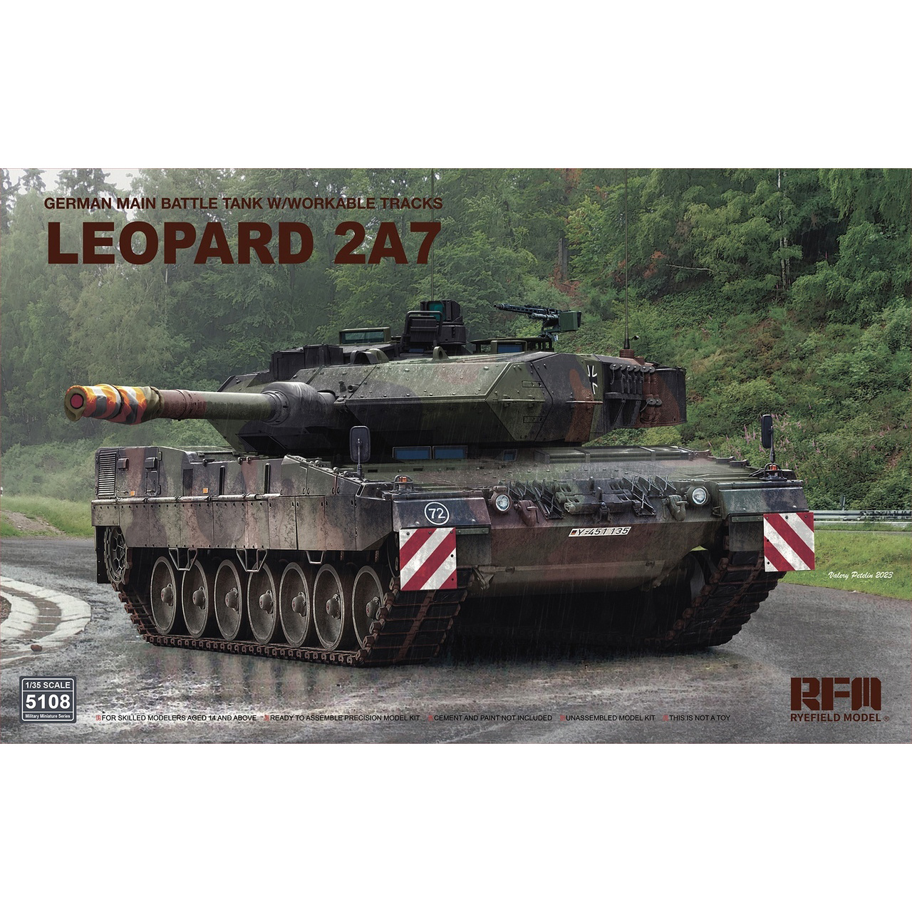 RM-5108 Rye Field Model 1/35 German Leopard 2A7 Main Battle Tank