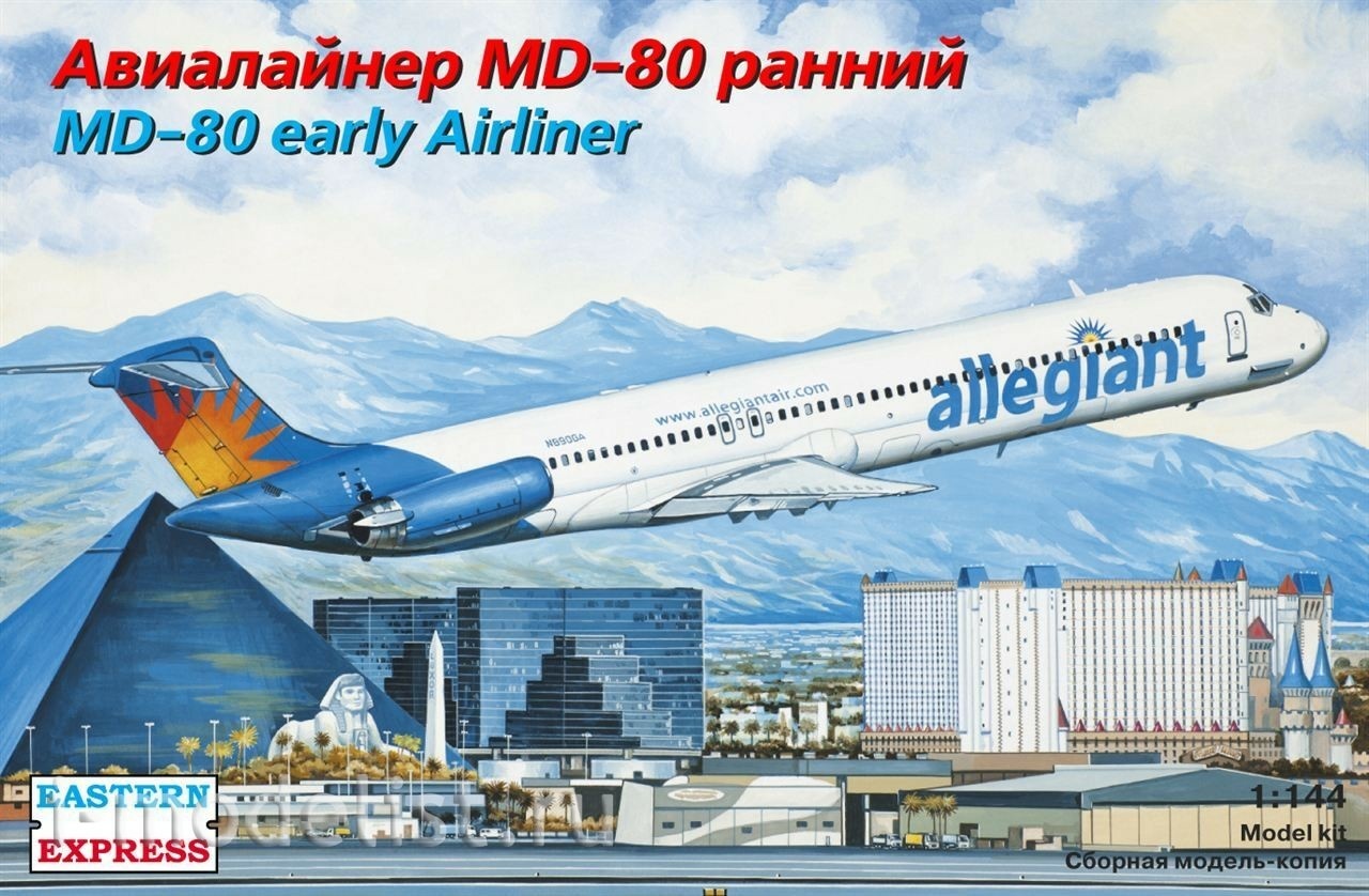 144111 Orient Express 1/144 Airliner MD-80 early Allegiant