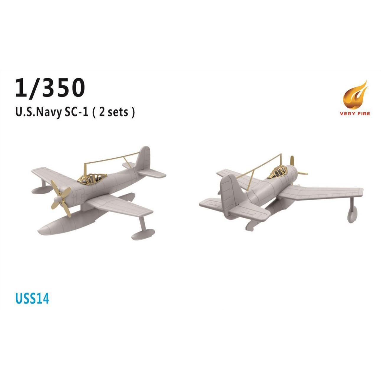 USS14 Very Fire 1/350 Aircraft SC-1 (2 шт)