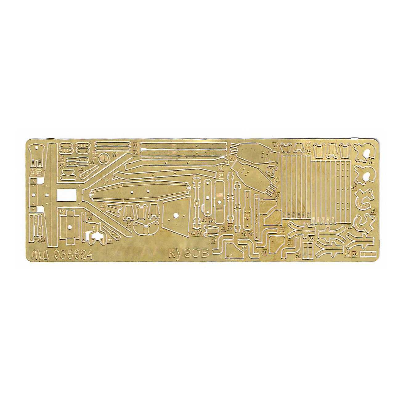 035624 Микродизайн 1/35 Набор фfromfromравления элементов кузова и шасси для сборной модели Советского грузового автомобиля (Hobbyboss)