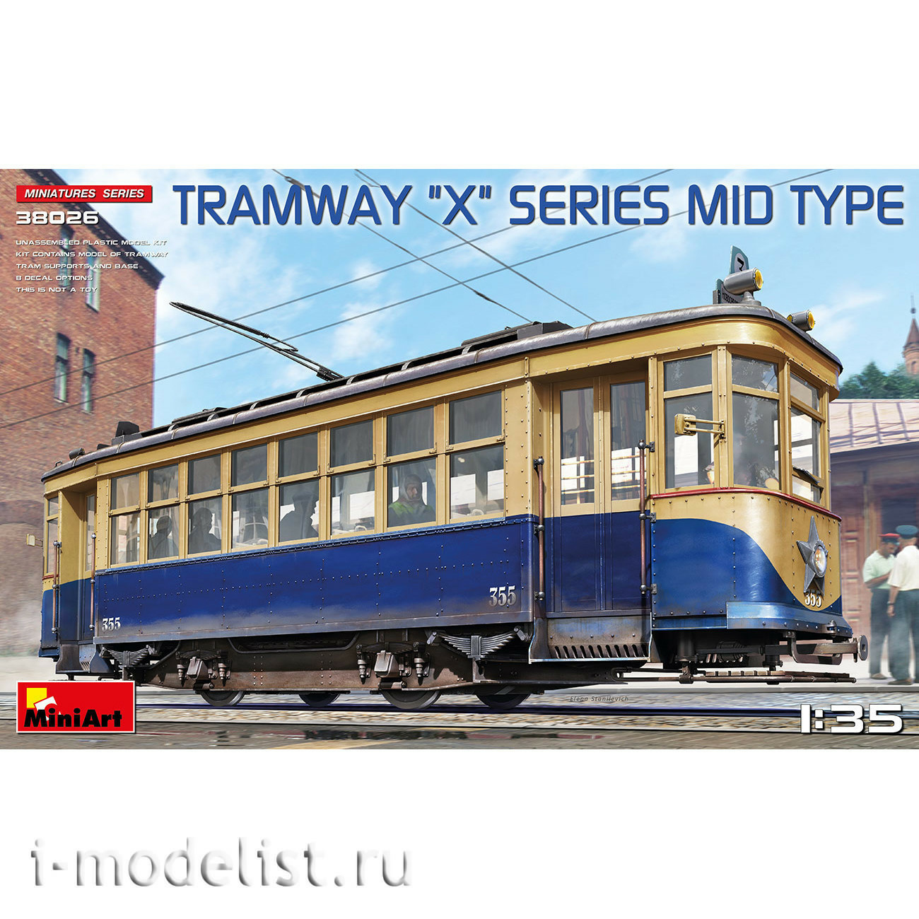 38026 MiniArt 1/35 Tram X-series. Medium type
