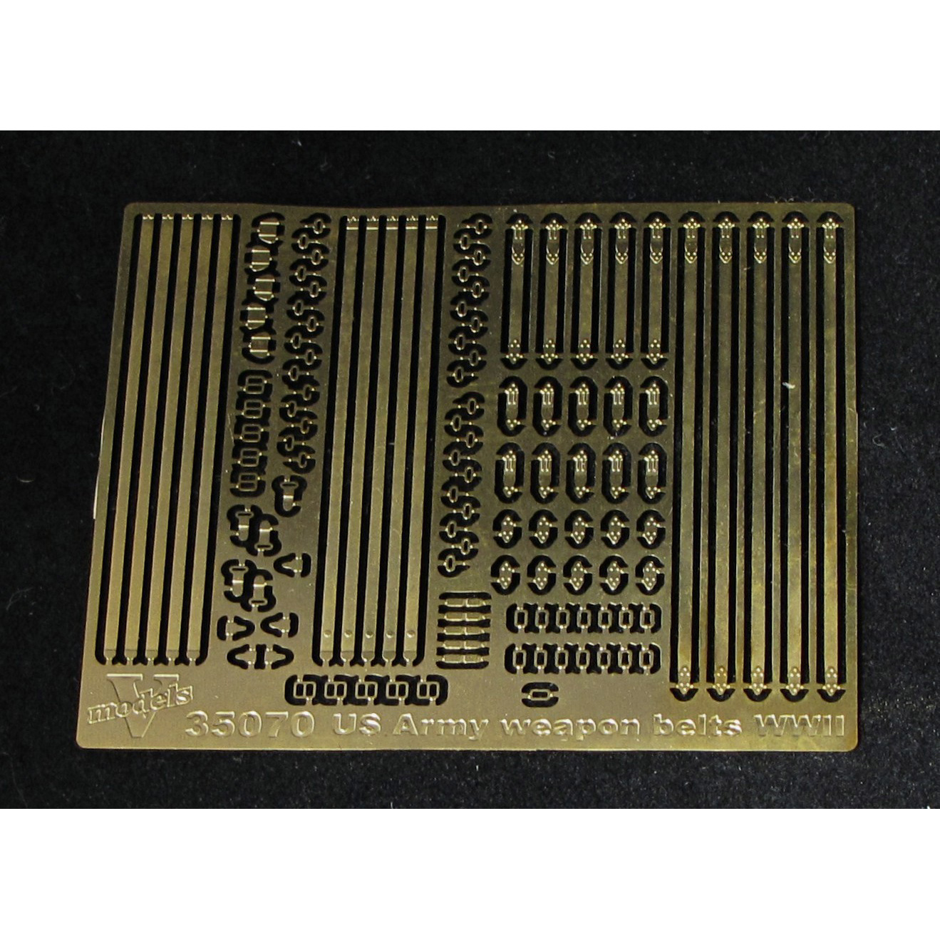 35070 VModels 1/35 Photo Etching Belts of the American Army of the World War II period