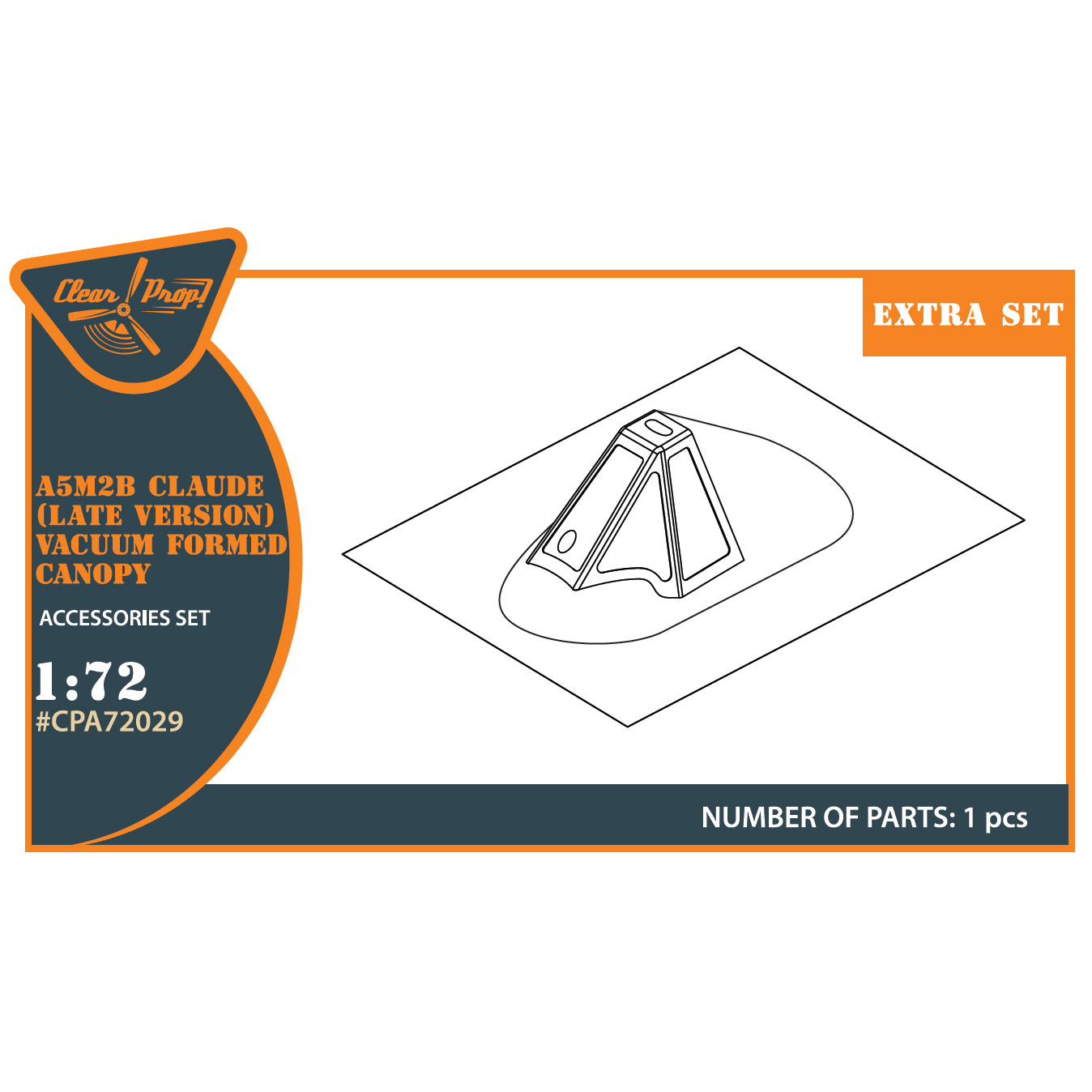 CPA72029 Clear Prop! 1/72 Lantern for A5M2B Claude (late editions)