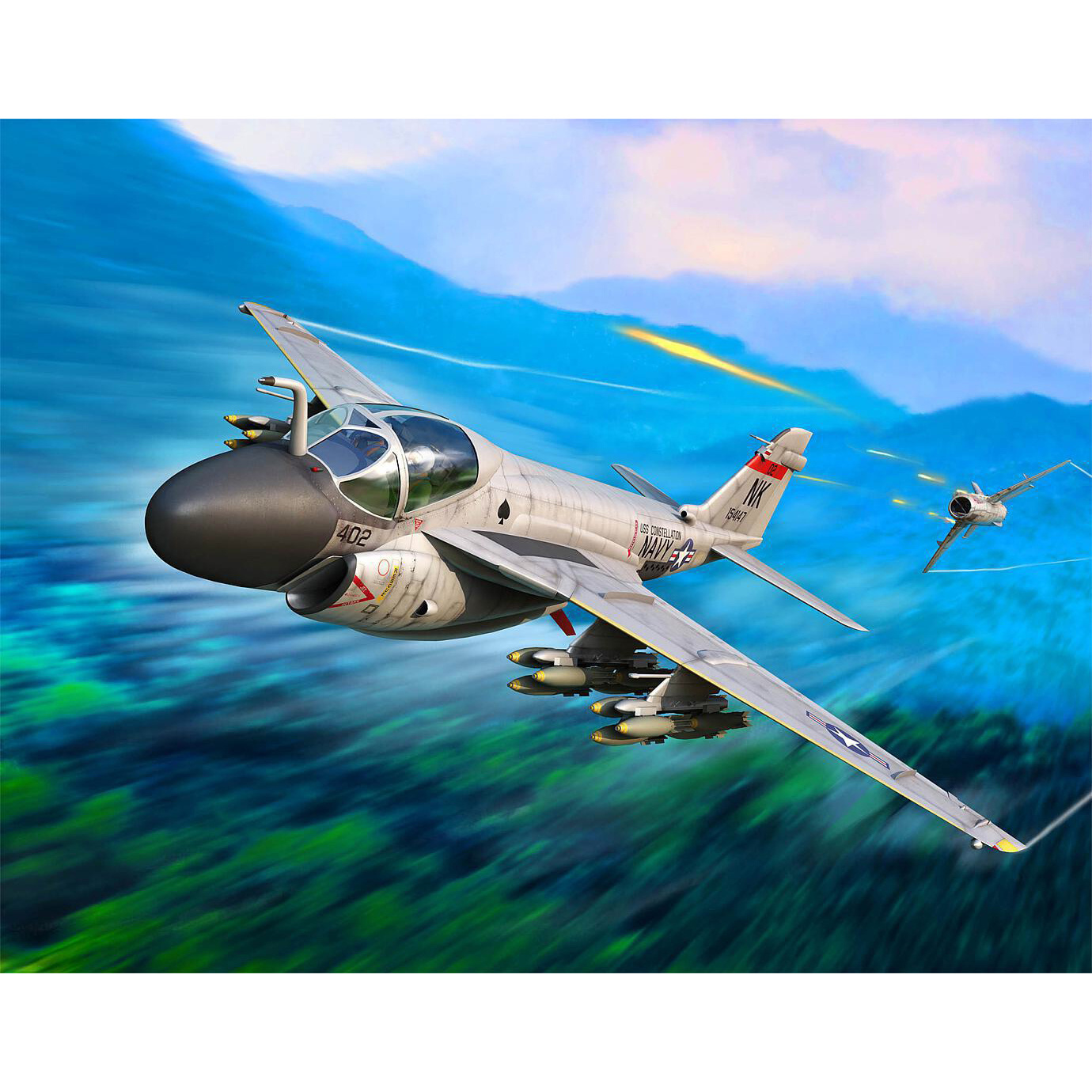 01640 Trumpeter 1/72 Attack Aircraft Grumman A-6A/E Intruder