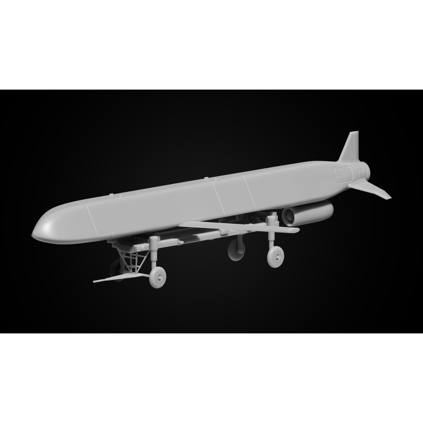 MM144002 Мажор Моделс 1/144 Ракета Х-101 (полёт) + тележка