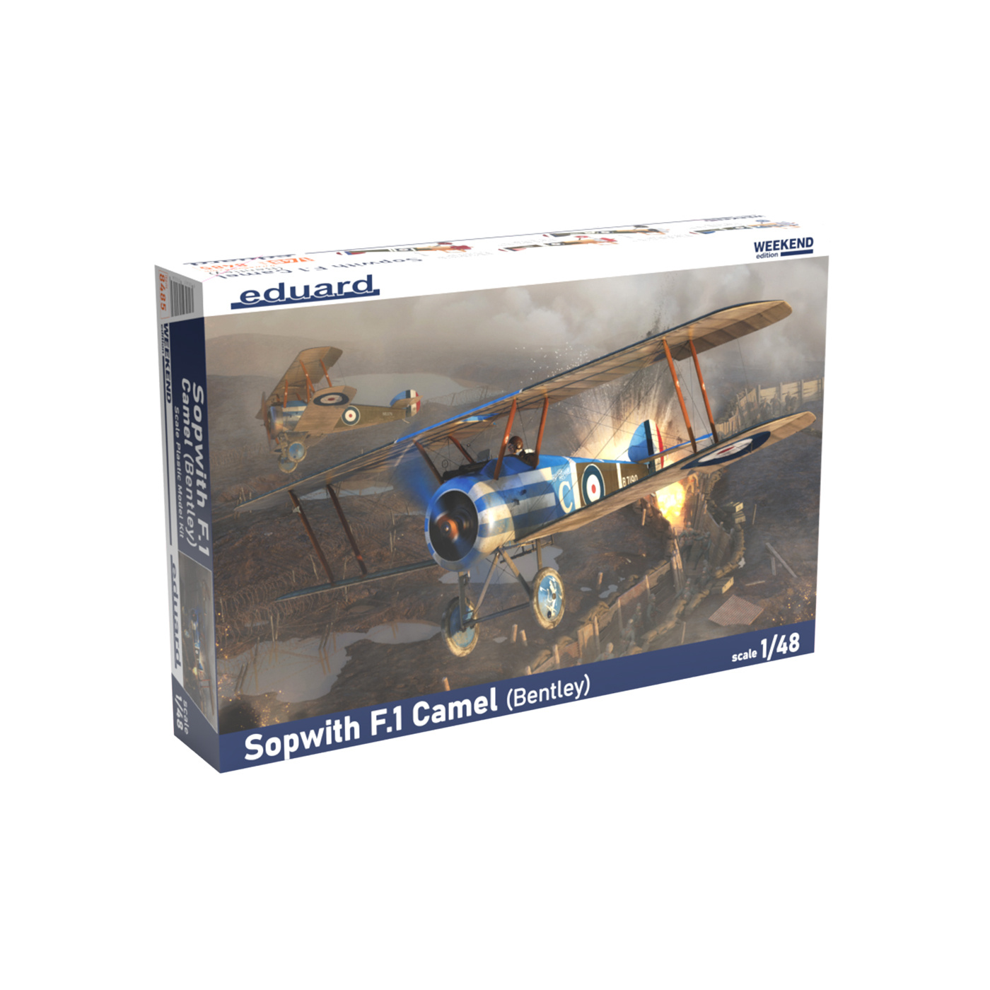 8485 Eduard 1/48 Sopwith F.1 Camel fighter with Bentley BR engine.1 Weekend version
