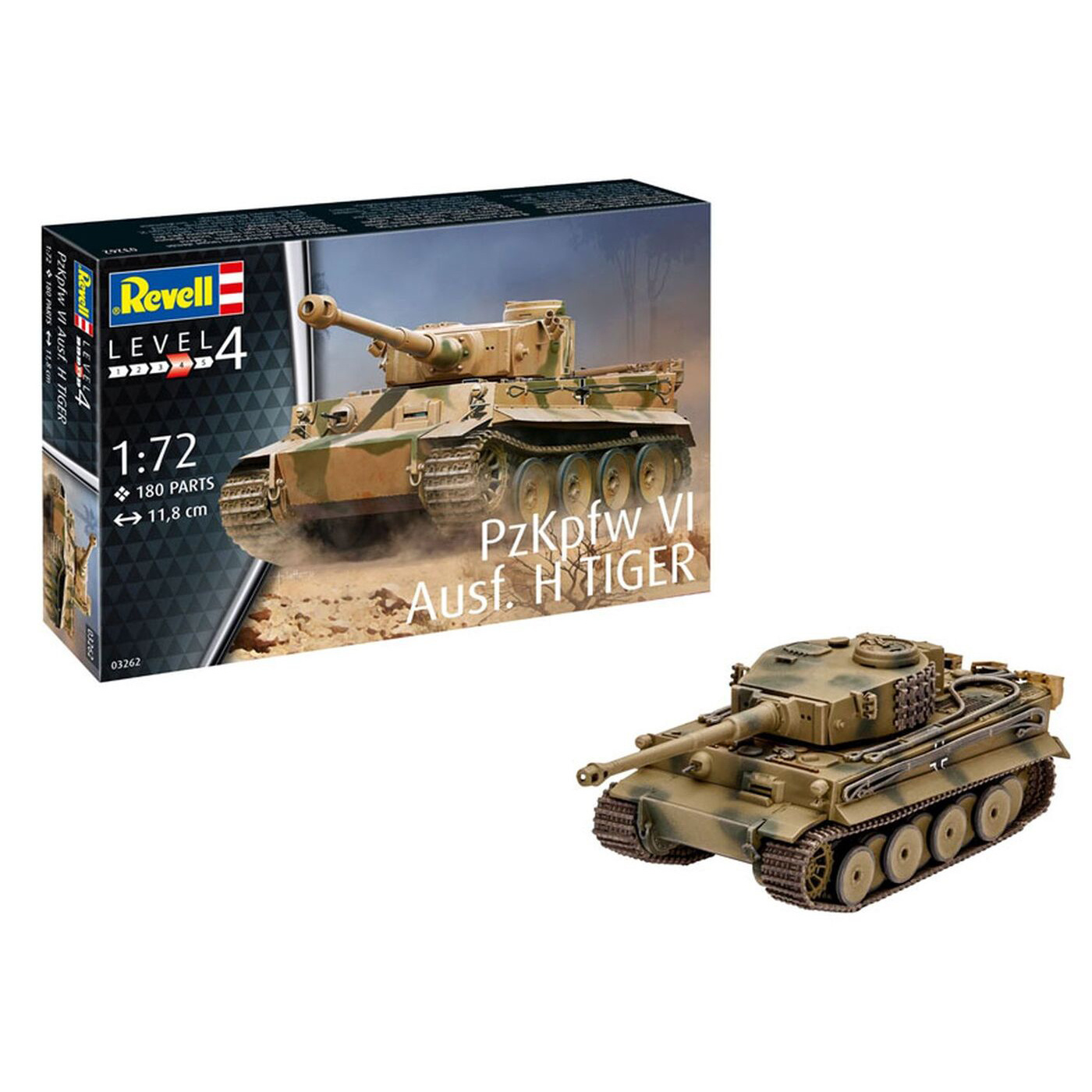 03262 Revell 1/72 German heavy tank PzKpfw VI Tiger Ausf. H