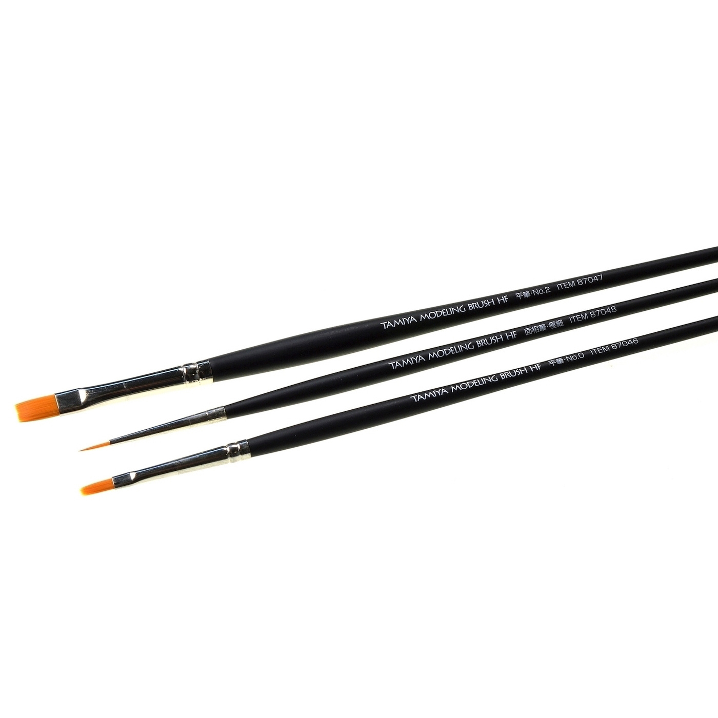 87067 Tamiya Modeling Brush Standart Set (set of 3 brushes: 87046,87047,87048)