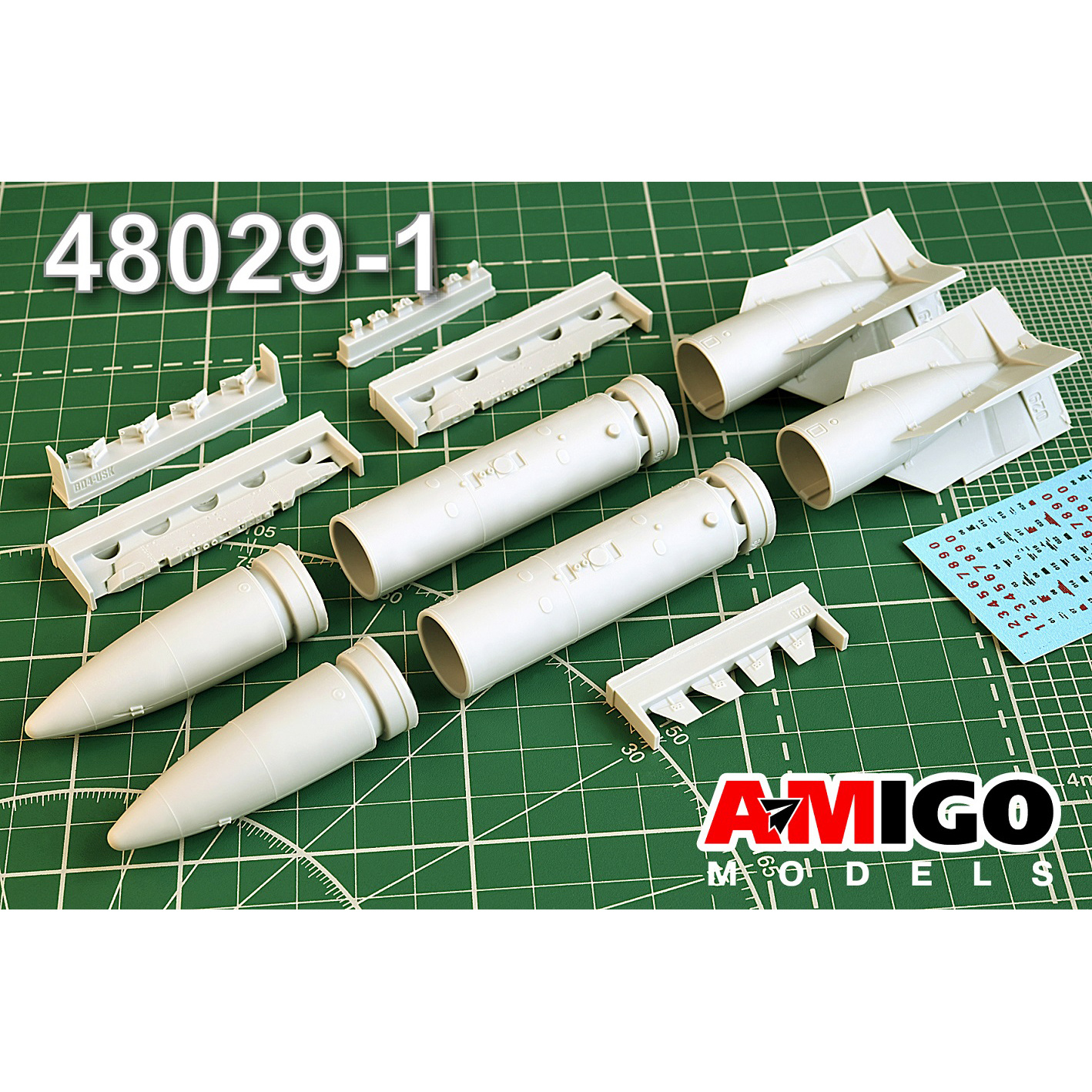 AMG48029-1 Amigo Models 1/48 Outboard Fuel Tank PTB-3000 (48029-1) for C-24M, C-34