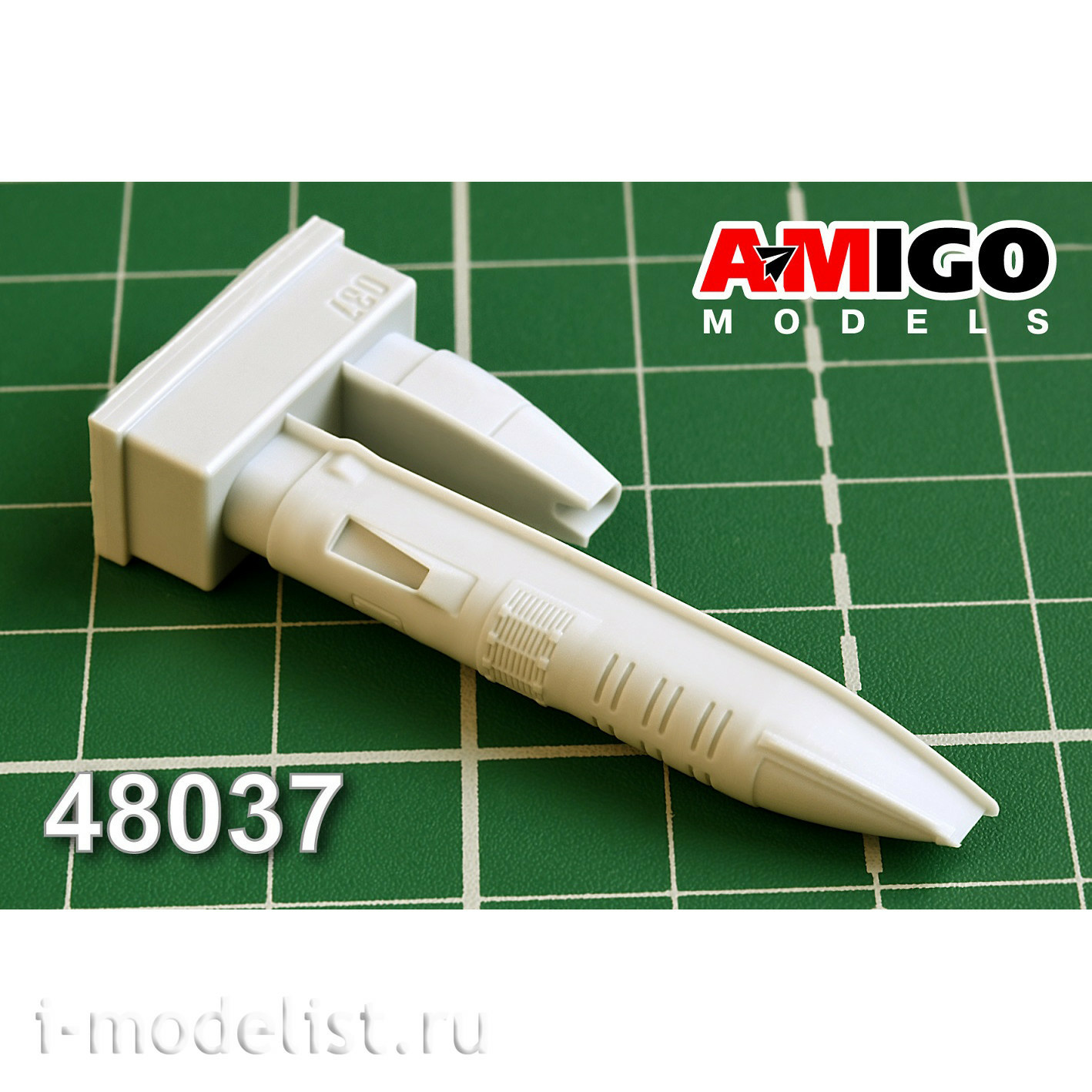 AMG48037 Amigo Models 1/48 MiGG-31 fuselage fairing six-barrel aircraft gun GSH-6-23