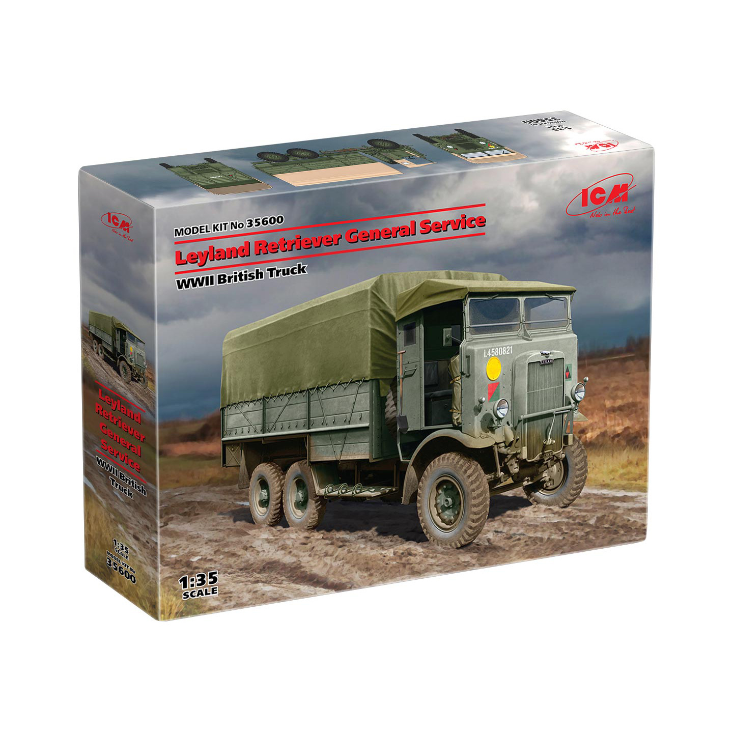 35600 ICM 1/35 British Truck Leyland Retriever General II MB