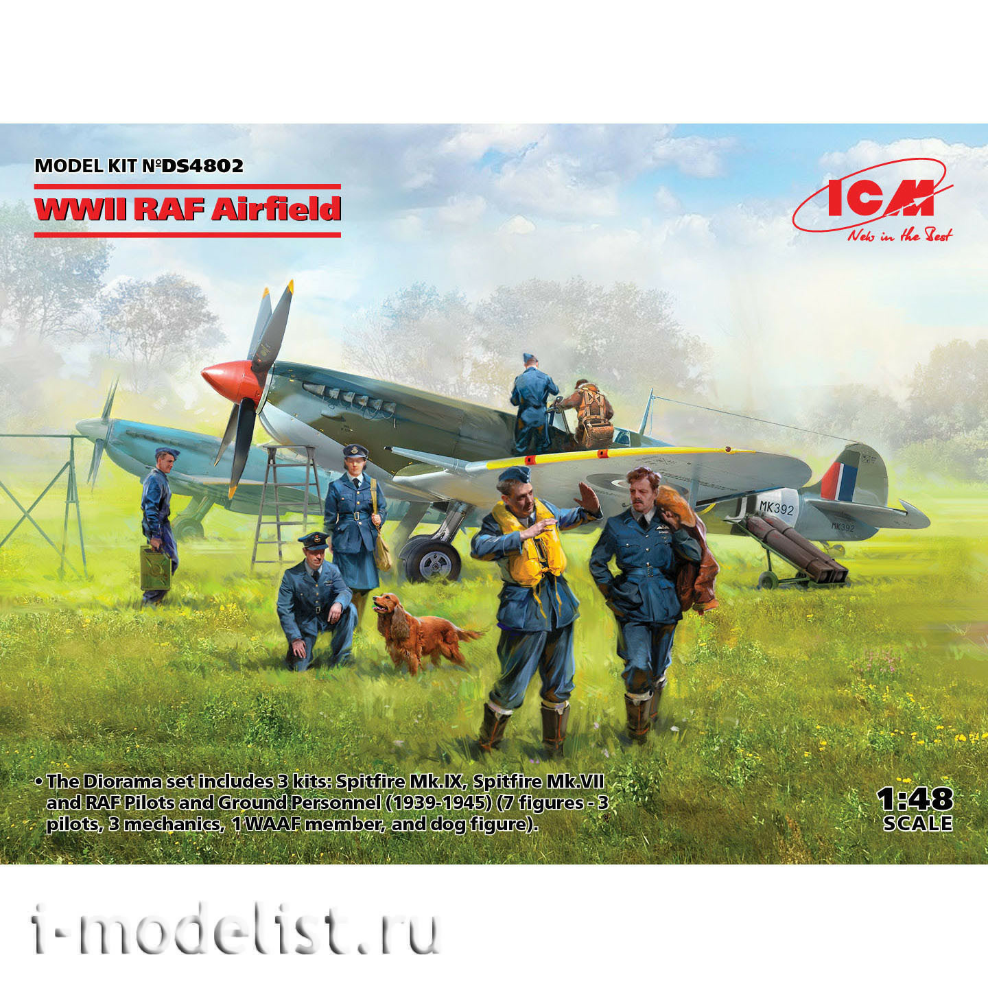 DS4802 ICM 1/48 RAF Airfield II MV