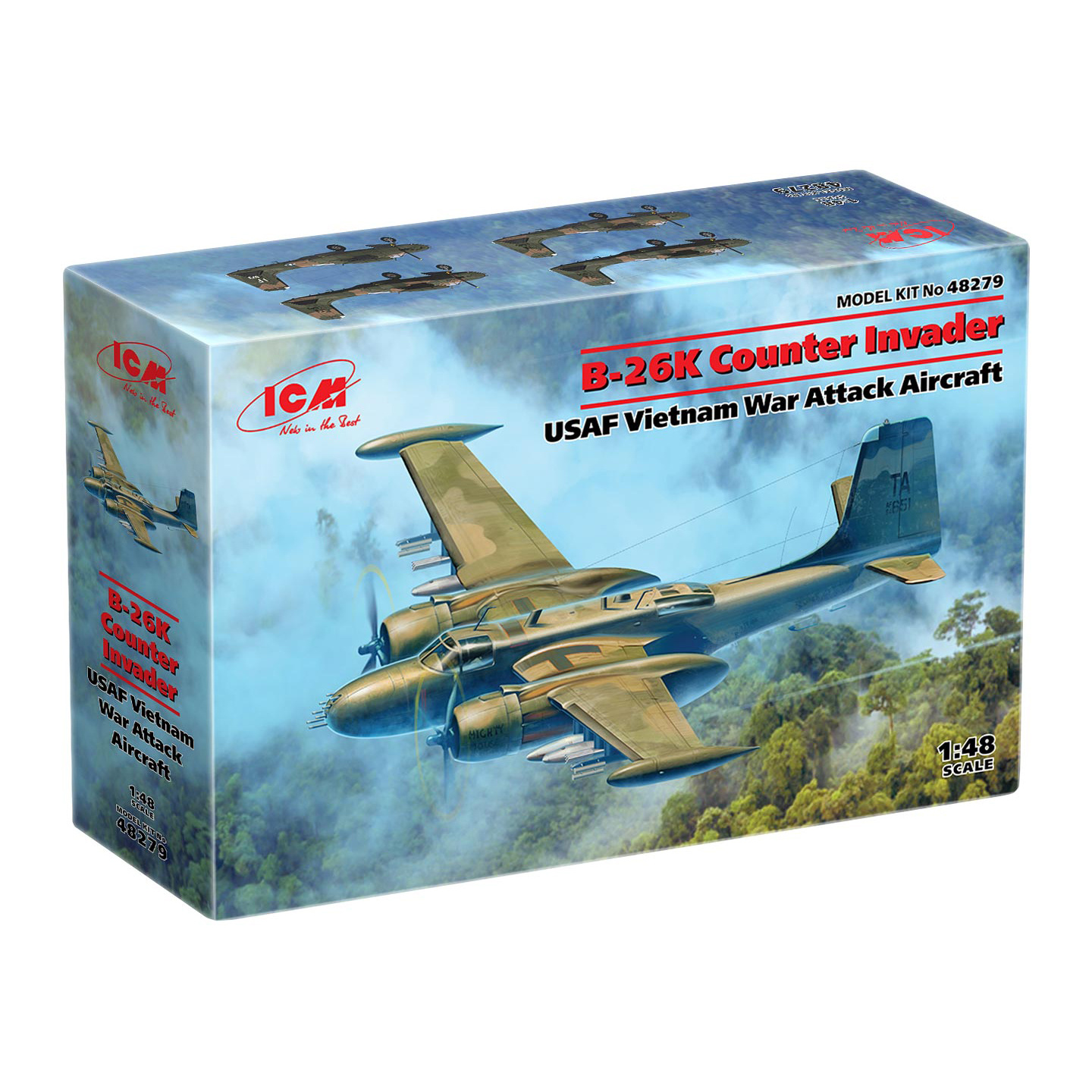 48279 ICM 1/48 American B-26K Counter Invader Attack Aircraft