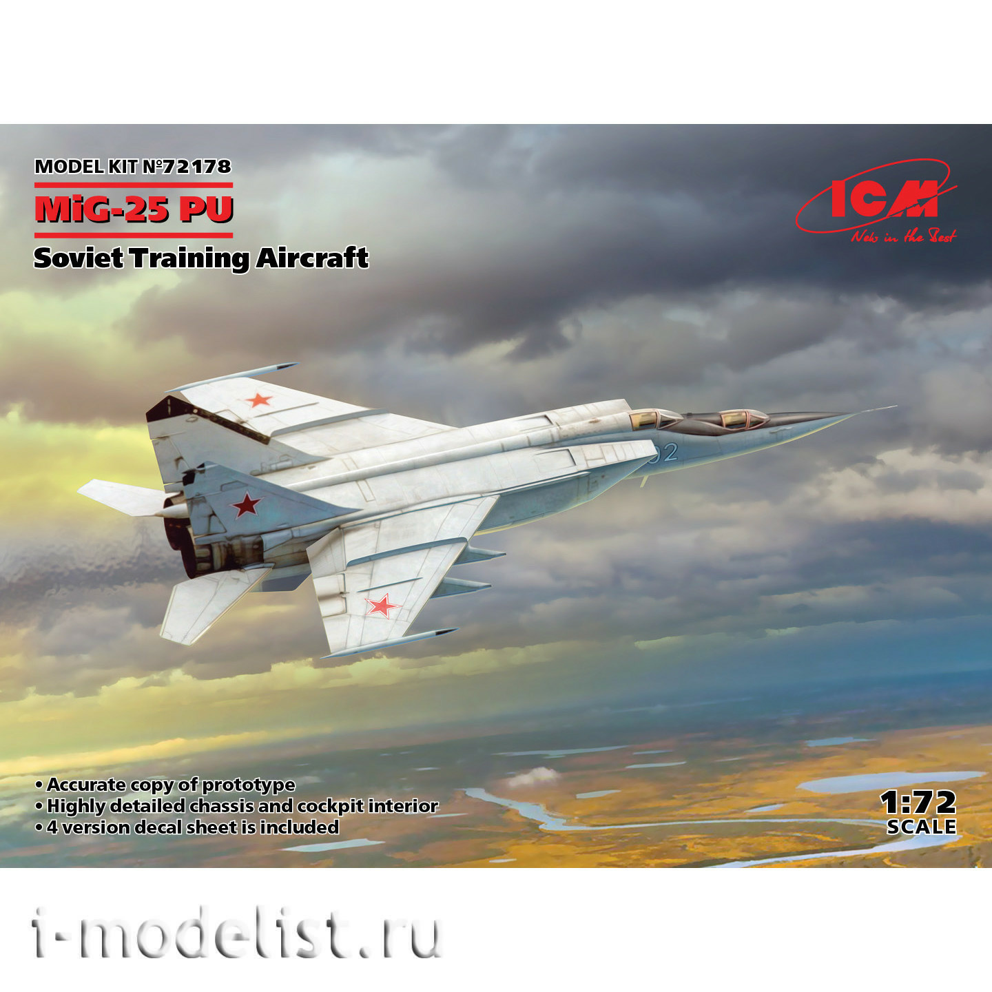 72178 ICM 1/72 MiGG-25PU, Soviet training aircraft