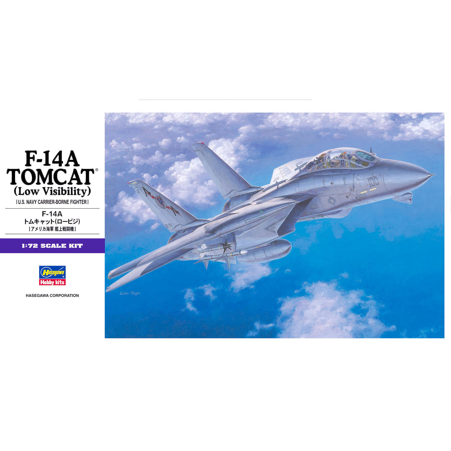 Hasegawa 1/72 00532 F-14A Tomcat (Low Visibility)