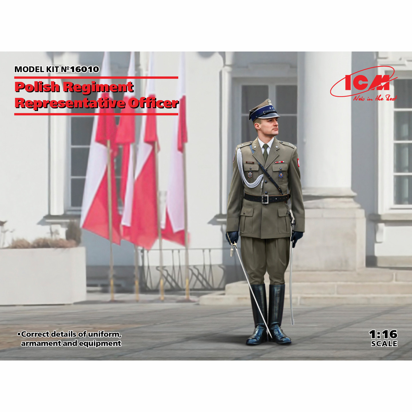 16010 ICM 1/16 Figure, Officer of the Polish representative regiment 