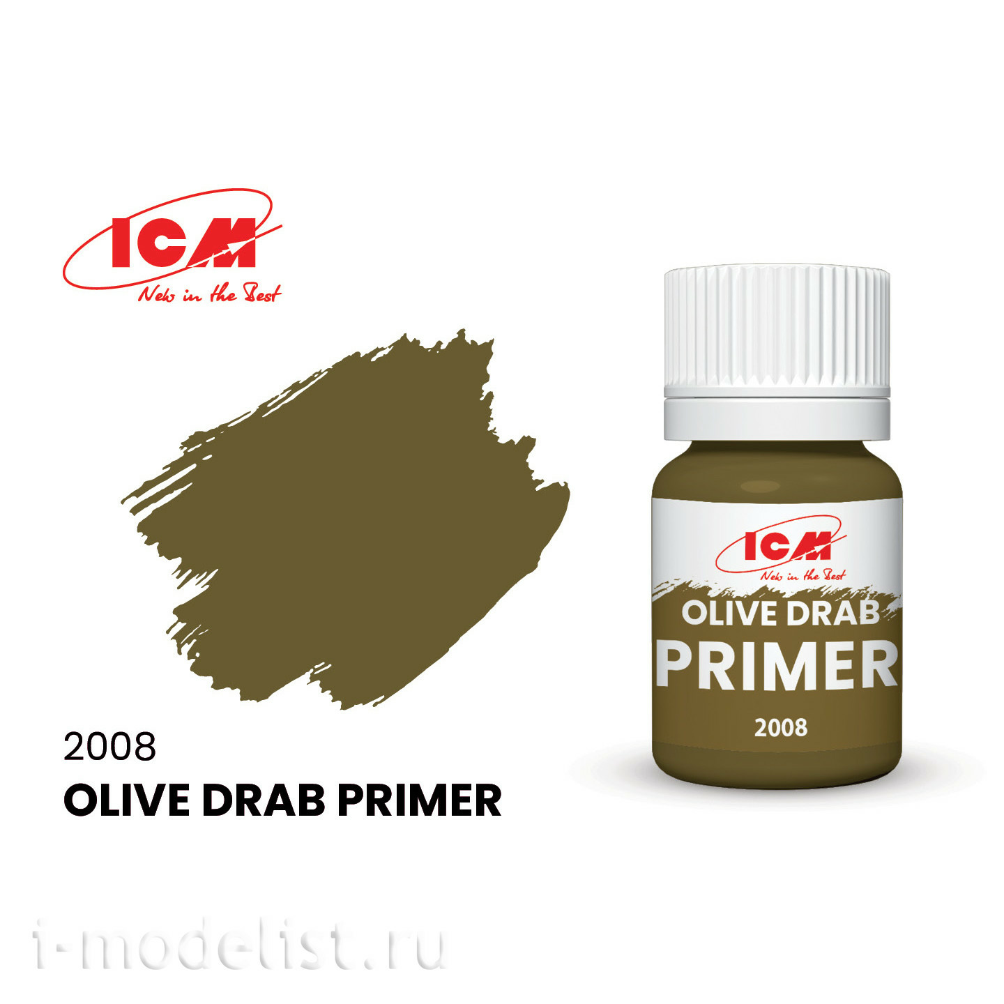 C2008 ICM Primer, Olive color (Olive Drab) 17 ml