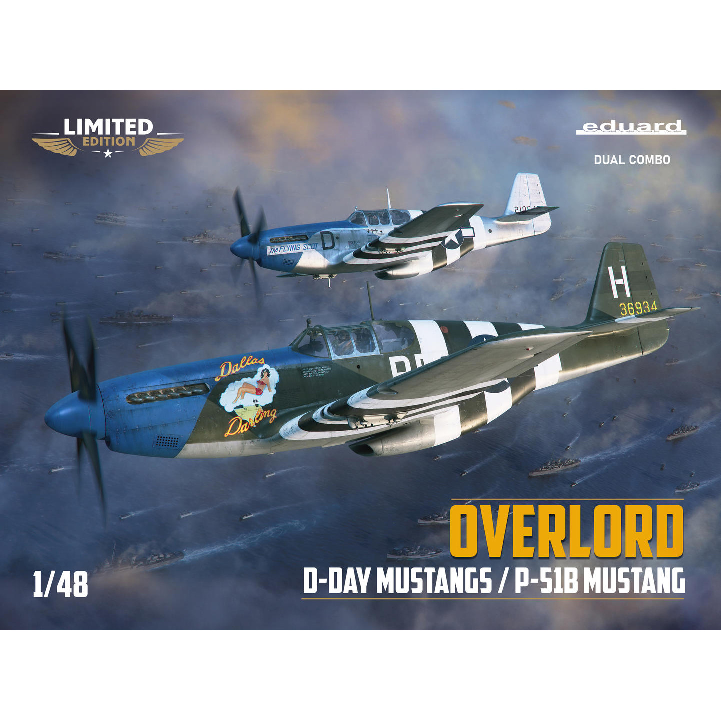 11181 Eduard 1/48 Двойной комбо-набор Overlord: D-Day Mustangs / P-51B Mustang
