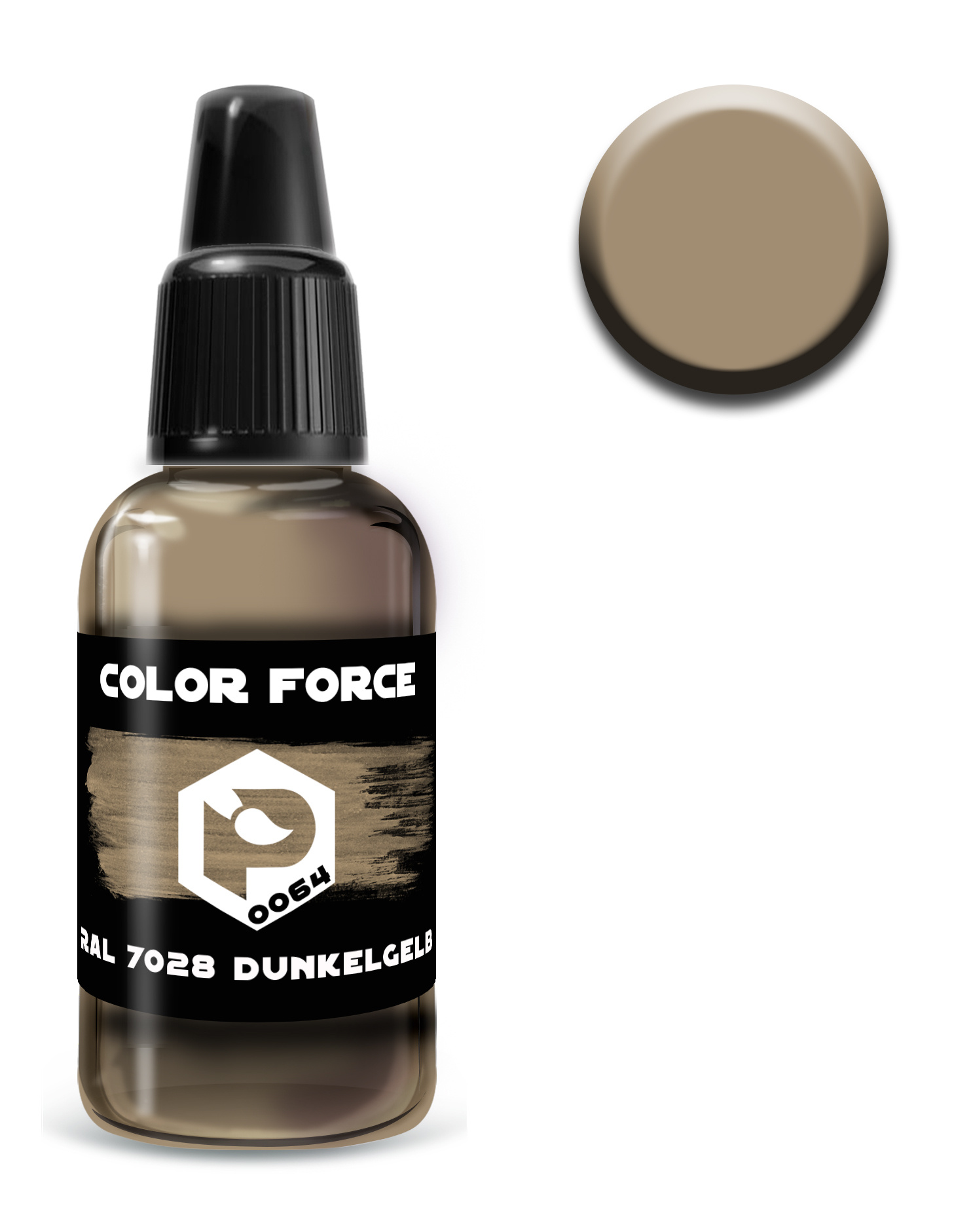 art.0064 Pacific88 airbrush Paint RAL 7028 DUNKELGELB (Dark yellow)