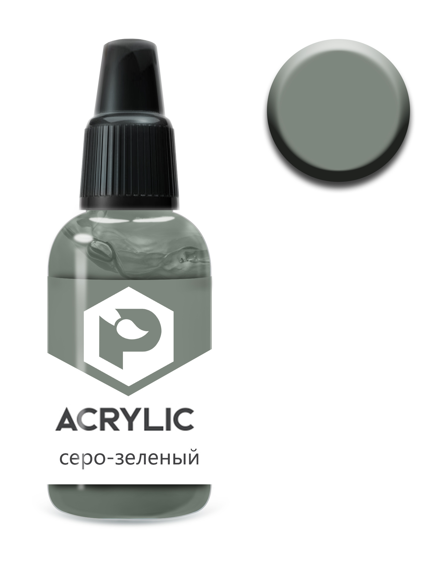 F68 Pacific88 acrylic paint Grey-green (Grey green)