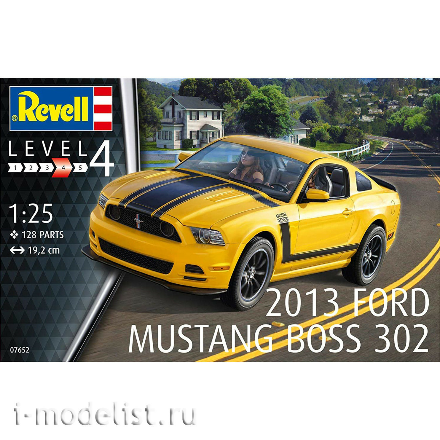 07652 Revell 1/25 Sports Car 2013 Ford Mustang Boss 302
