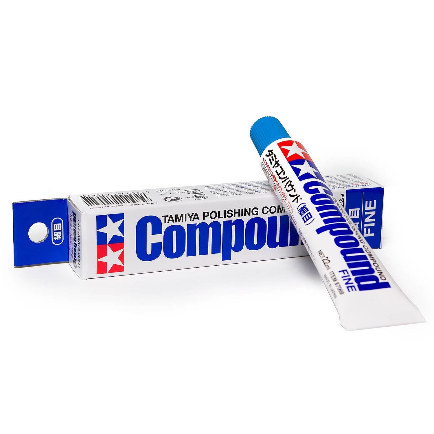 87069 Tamiya polishing paste Fine for fine polishing surface.