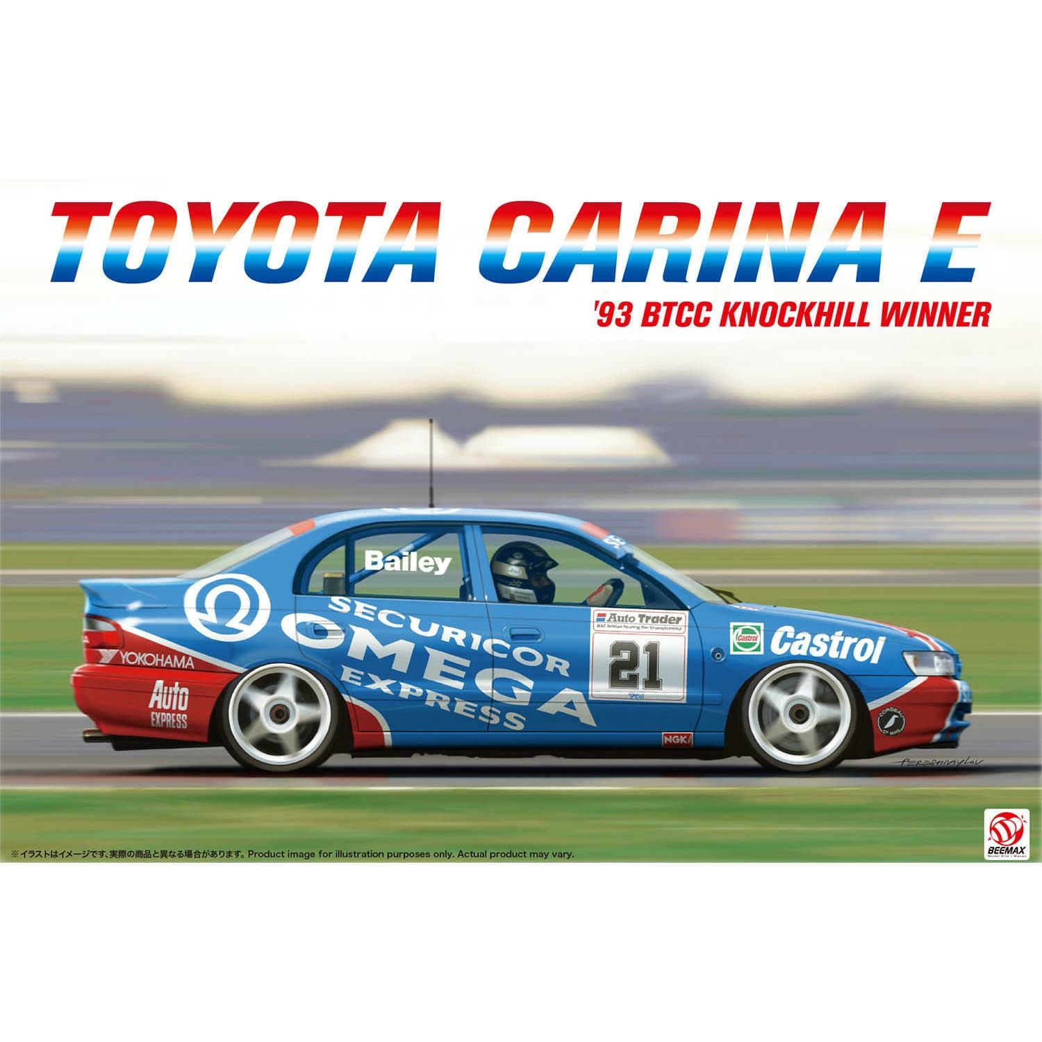 BX24031 Beemax 1/24 Toyota Carina E 1993 BTCC Knockhill Winner