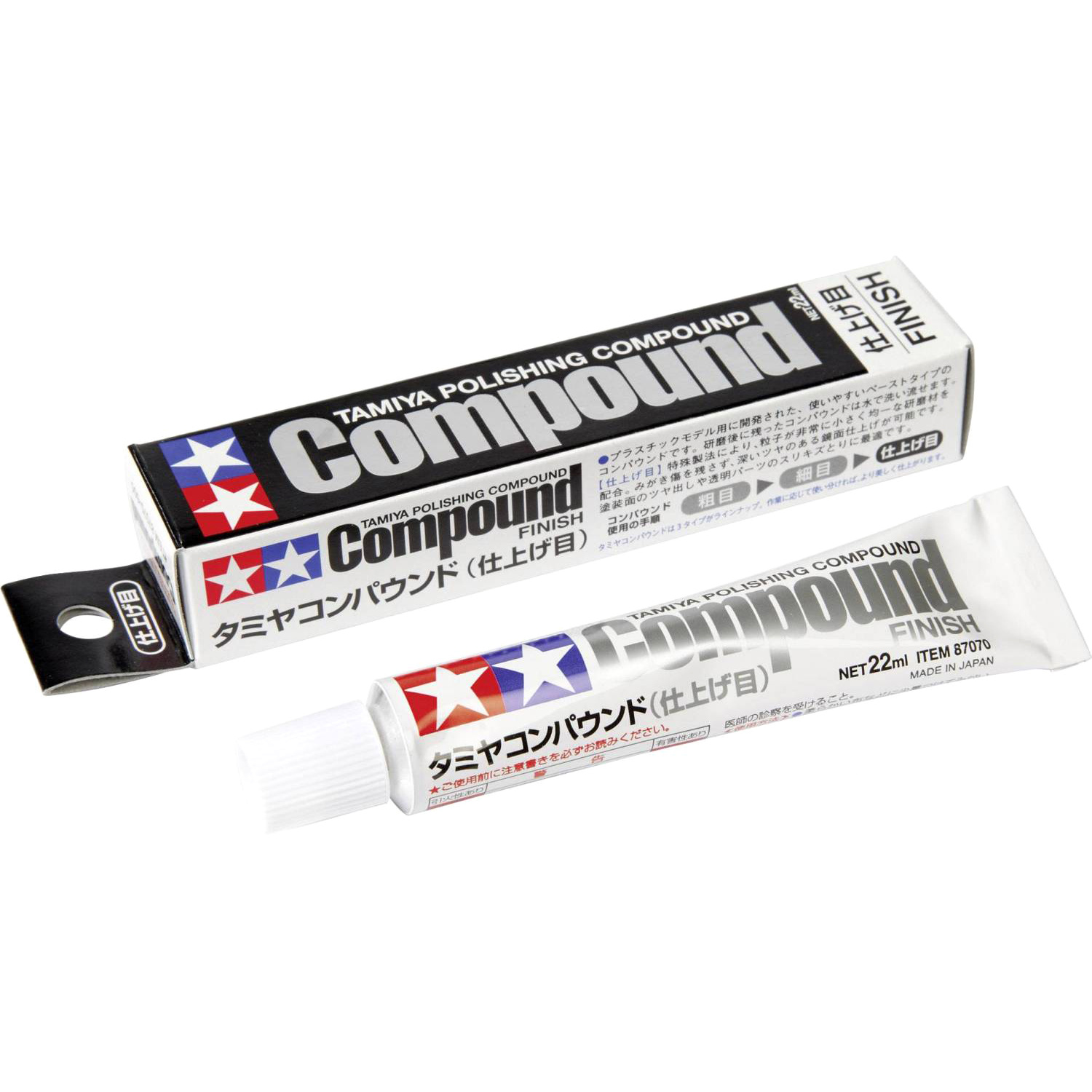 87070 Tamiya polishing paste for the final Finish grinding and polishing. 