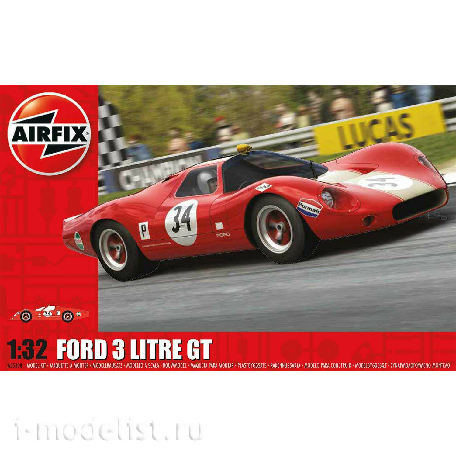 55308 Airfix 1/32 Car Ford 3 Liter GT 1:32