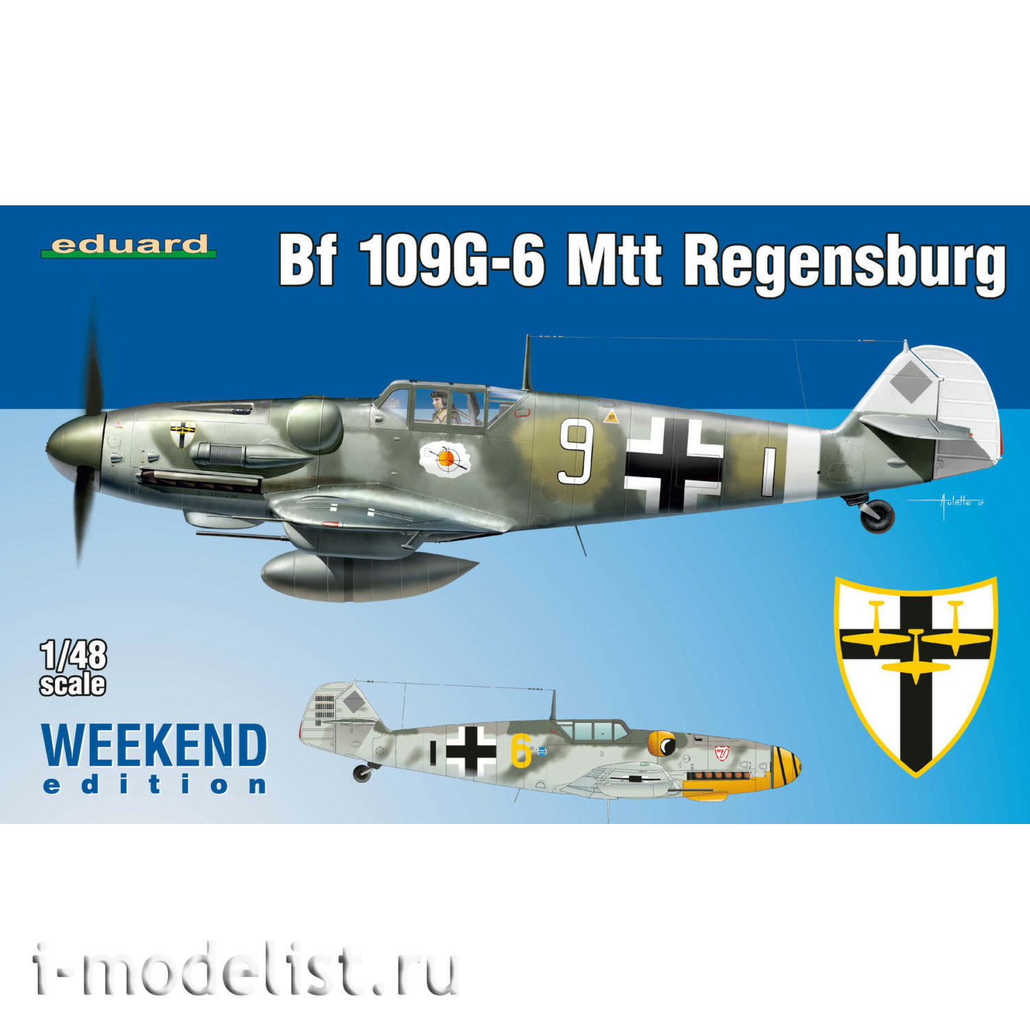 84143 Edward 1/48 Bf 109G-6 MTT Regensburg