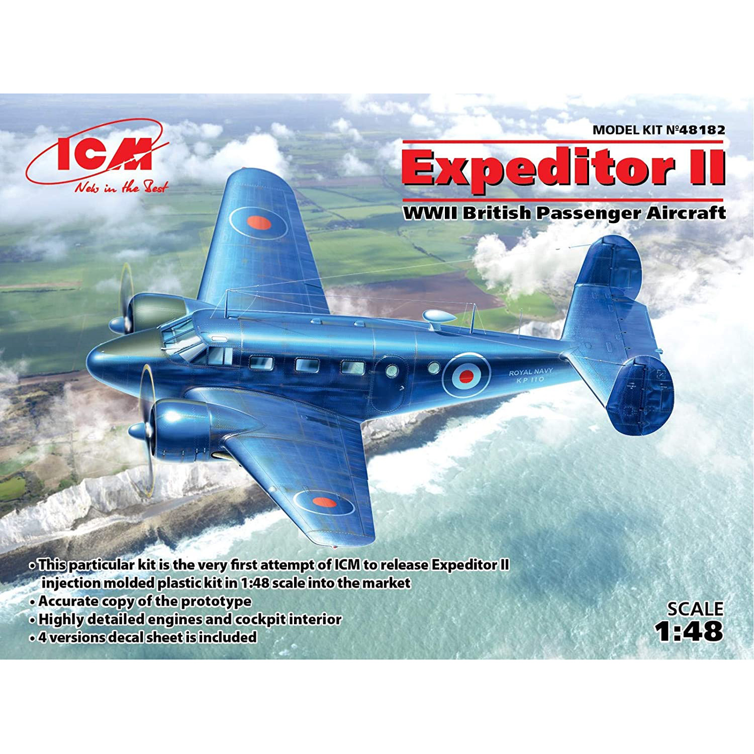 48182 ICM 1/48 Expeditor II, British passenger aircraft II MV