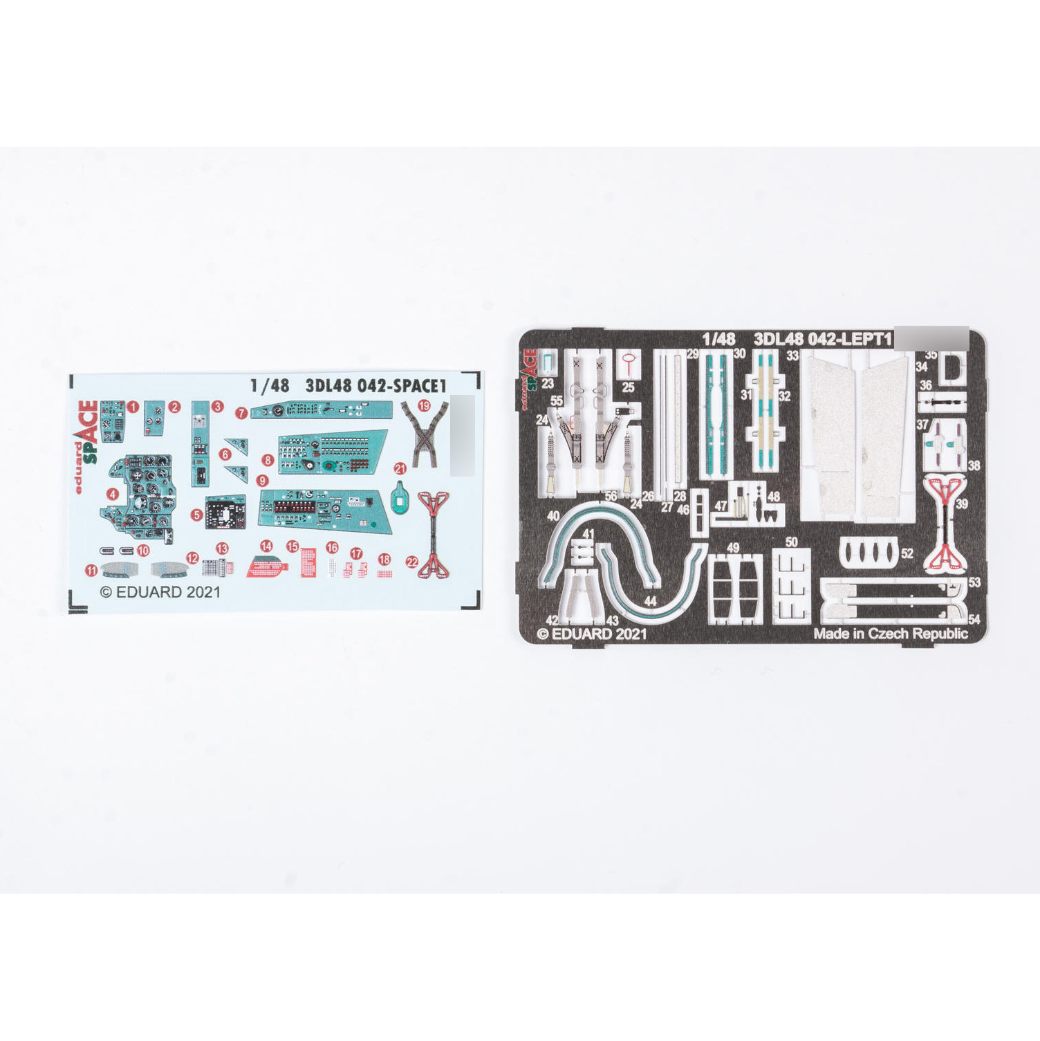 3DL48042 Eduard 1/48 3D Decals for MiGG-21R SPACE