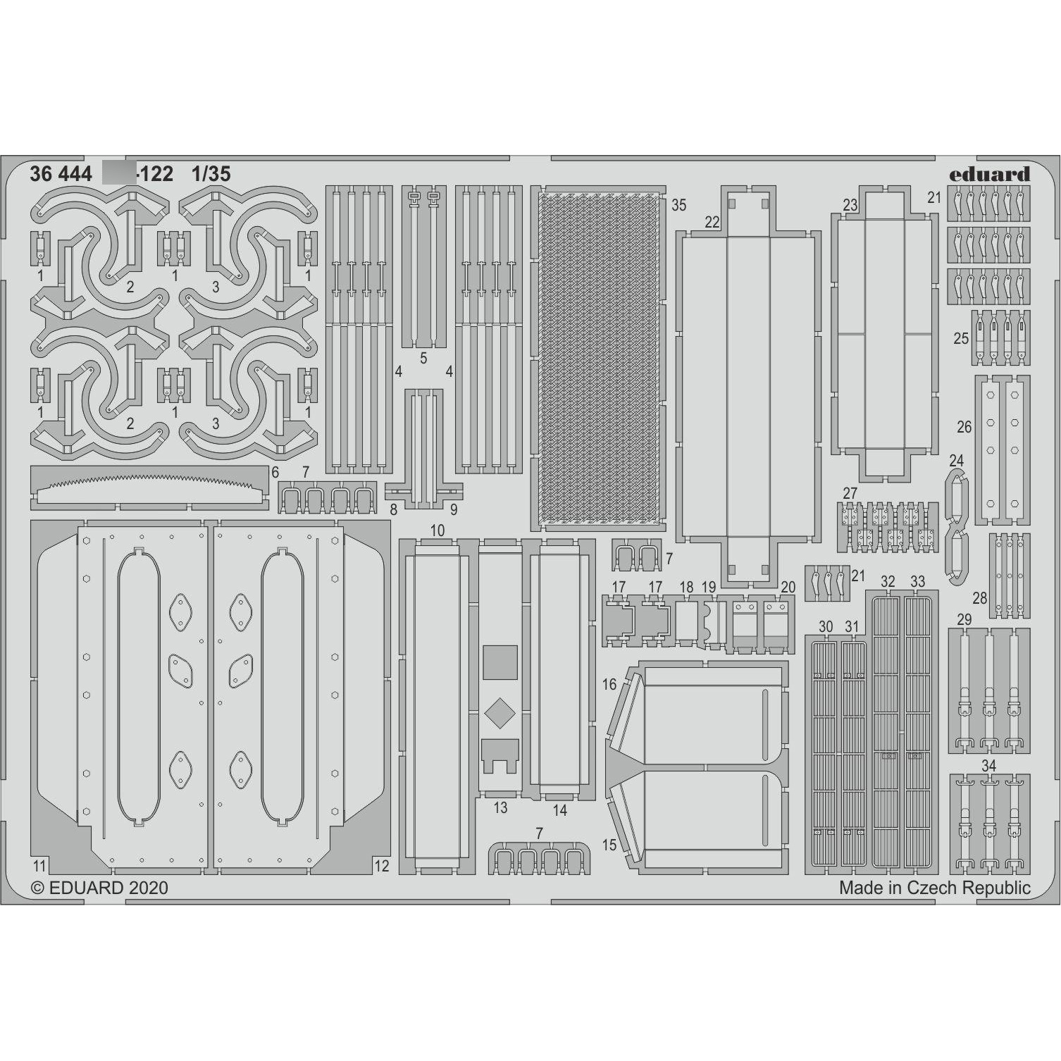 36444 Eduard 1/35 SU-122