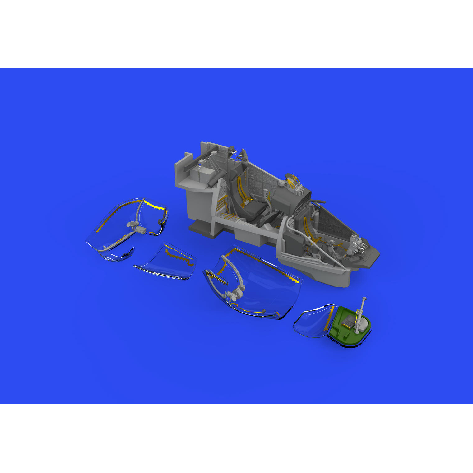 648696 Eduard 1/48 Set of Add-ons for Mi-24V Cabin