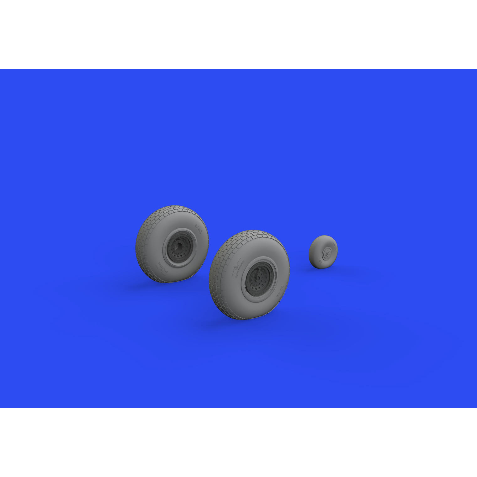648643 Eduard 1/48 Set of add-ons for B-17 wheels with square tread