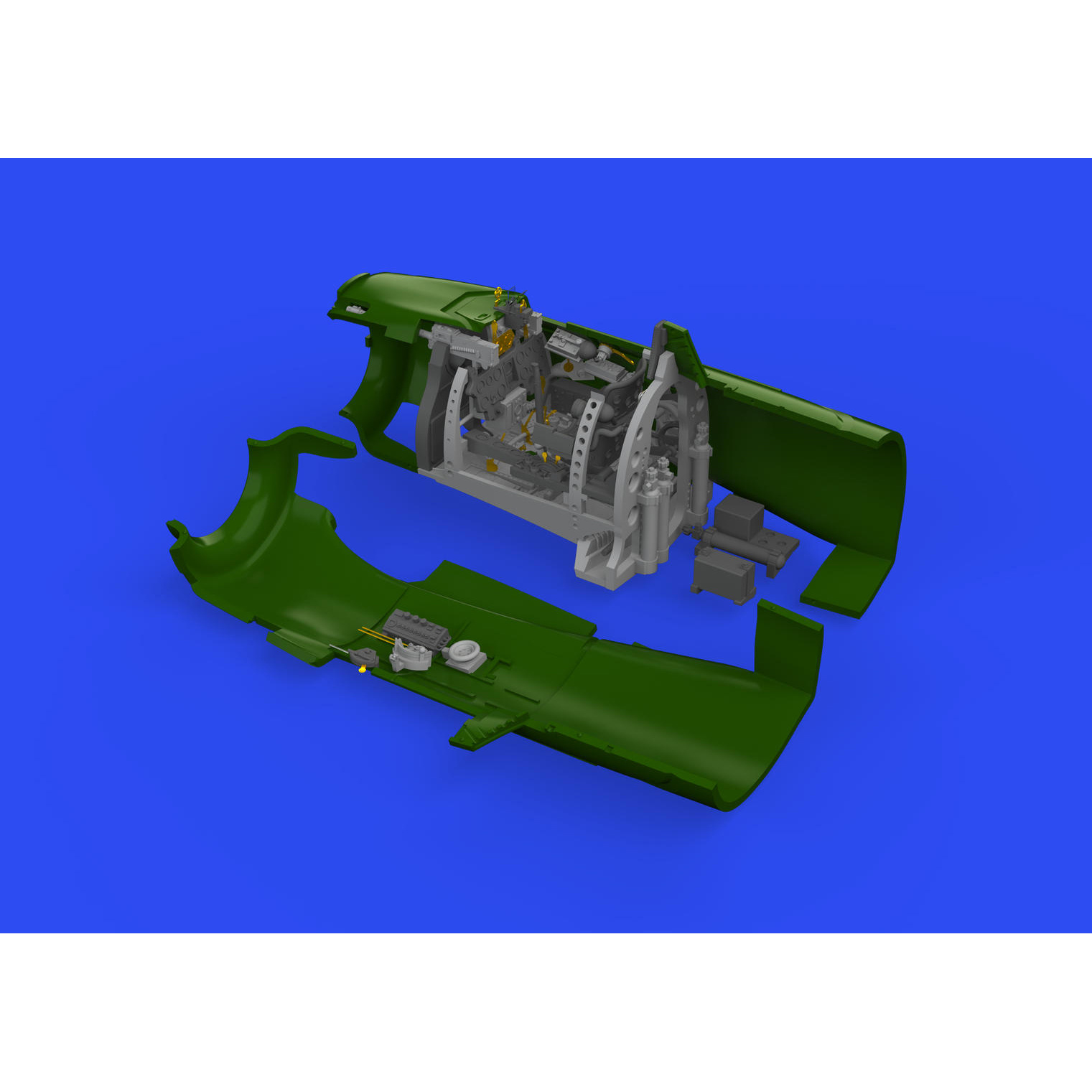648692 Eduard 1/48 Add-on Kit for A6M2 Zero Model 21 Cabin PRINT