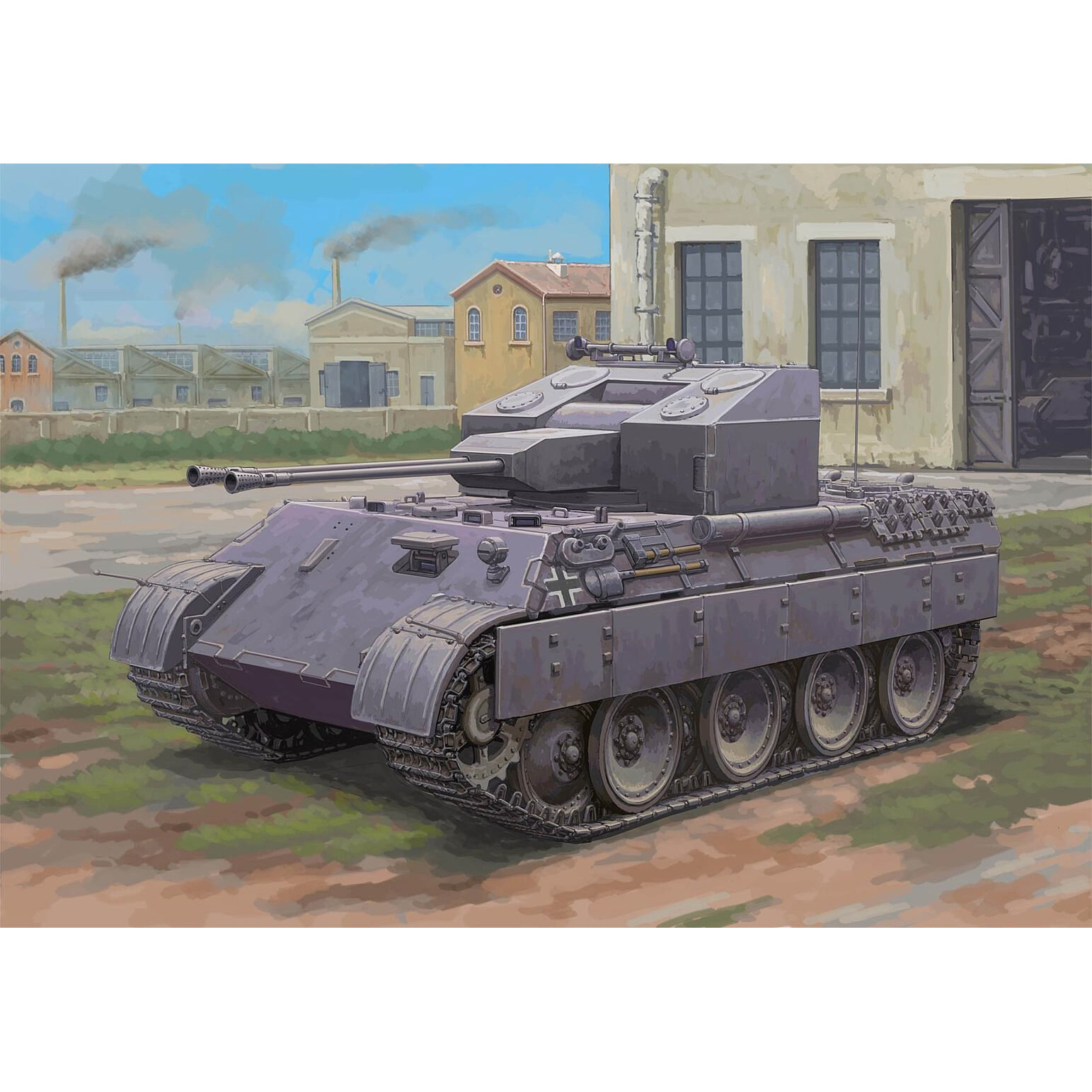 84832 HobbyBoss 1/48 Notмецкий танк Flakpanzer V Ausf. A