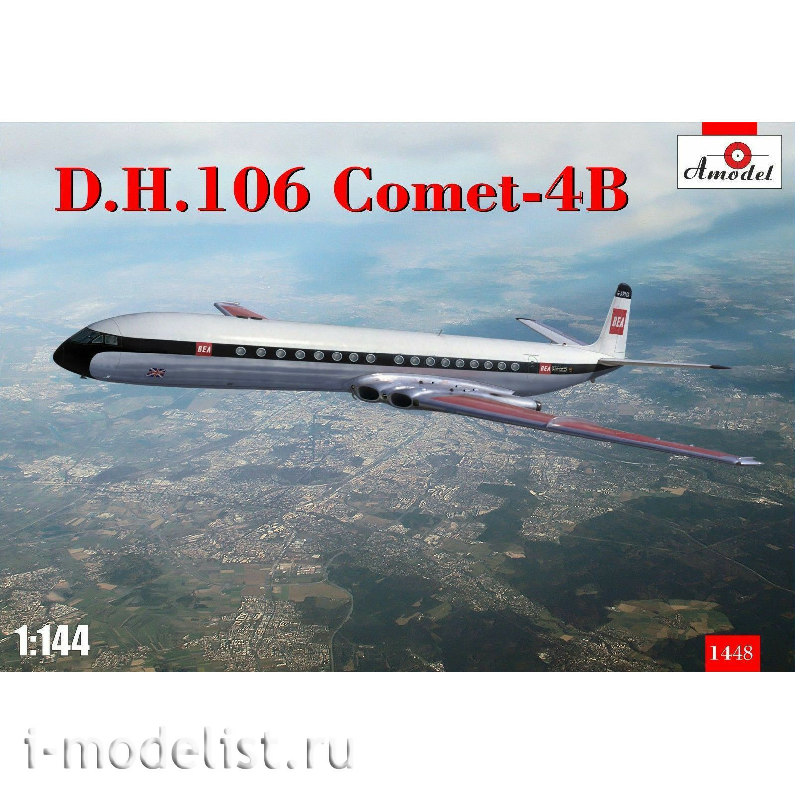 1448 Amodel 1/144 Scales Plane Comet 4B