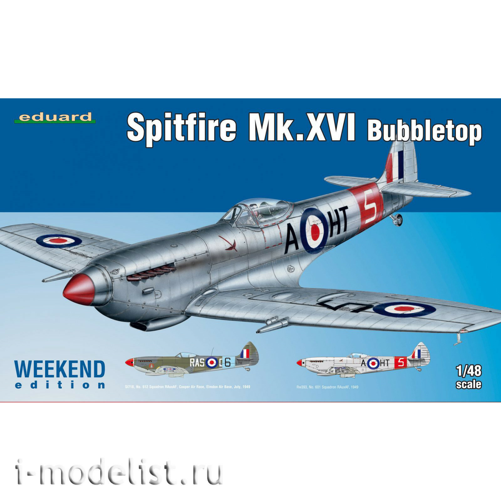 84141 Edward 1/48 Spitfire Mk.XVI Bubbletop