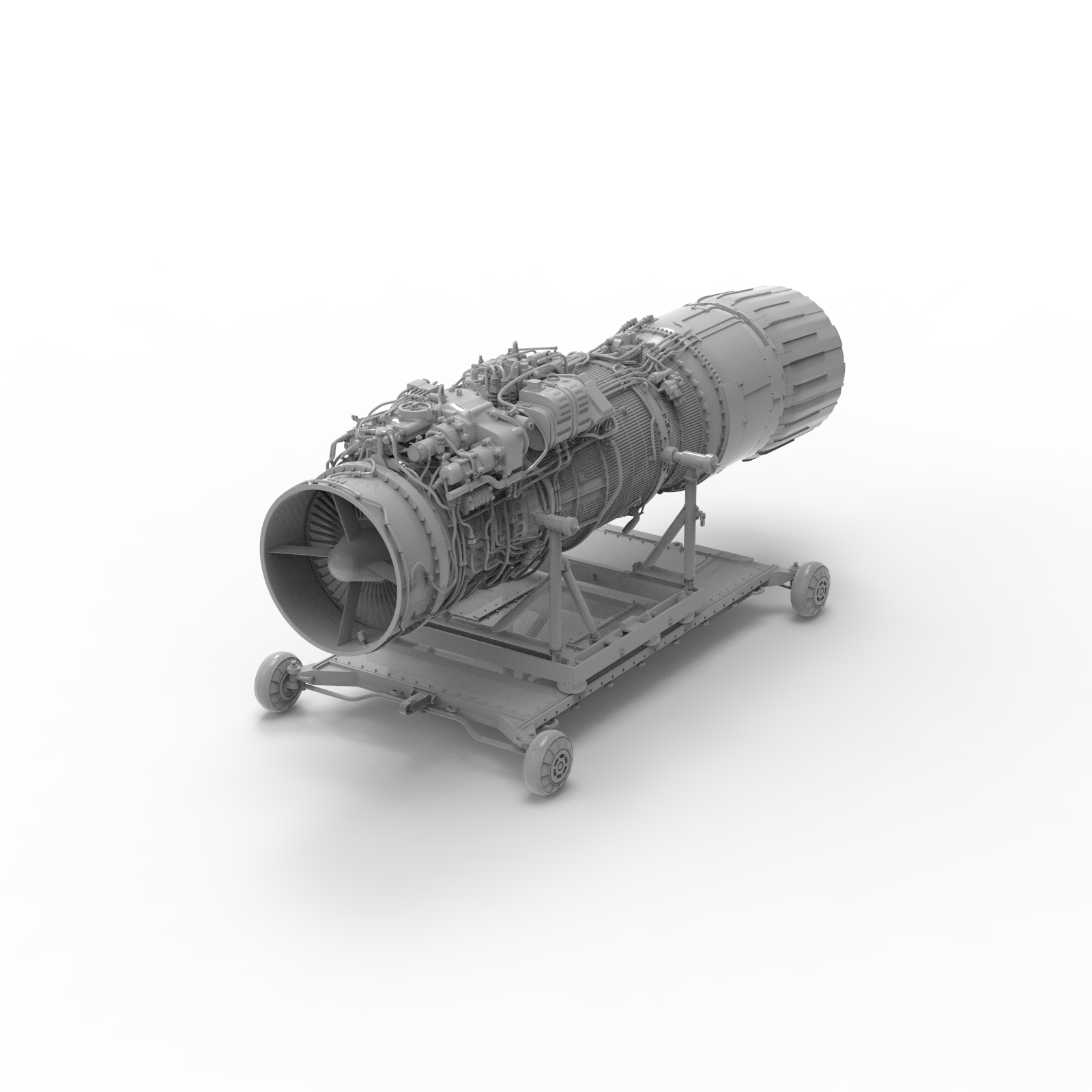 48801 TEMP MODELS 1/48 Двигатель РД-33 на телеге