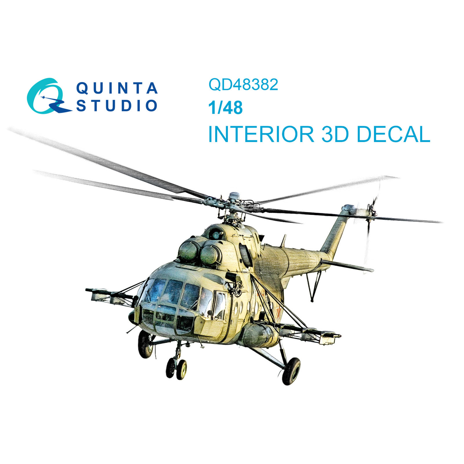 QD48382 Quinta Studio 1/48 3D Decal Cabin Interior Mu-8MT (Trumpeter)