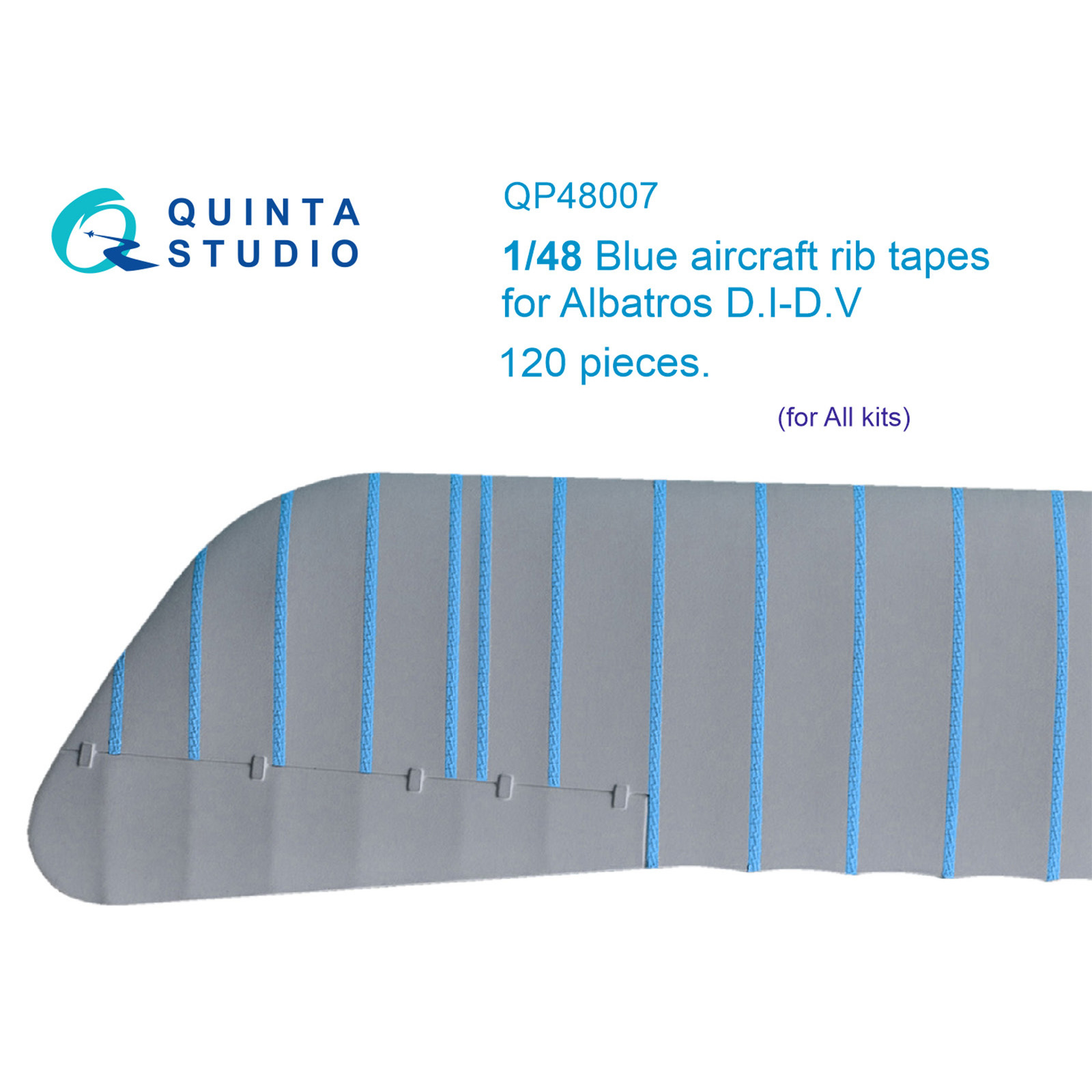 QP48007 Quinta Studio 1/48 Blue keeper tapes Albatros D.I-D.V (for any models)