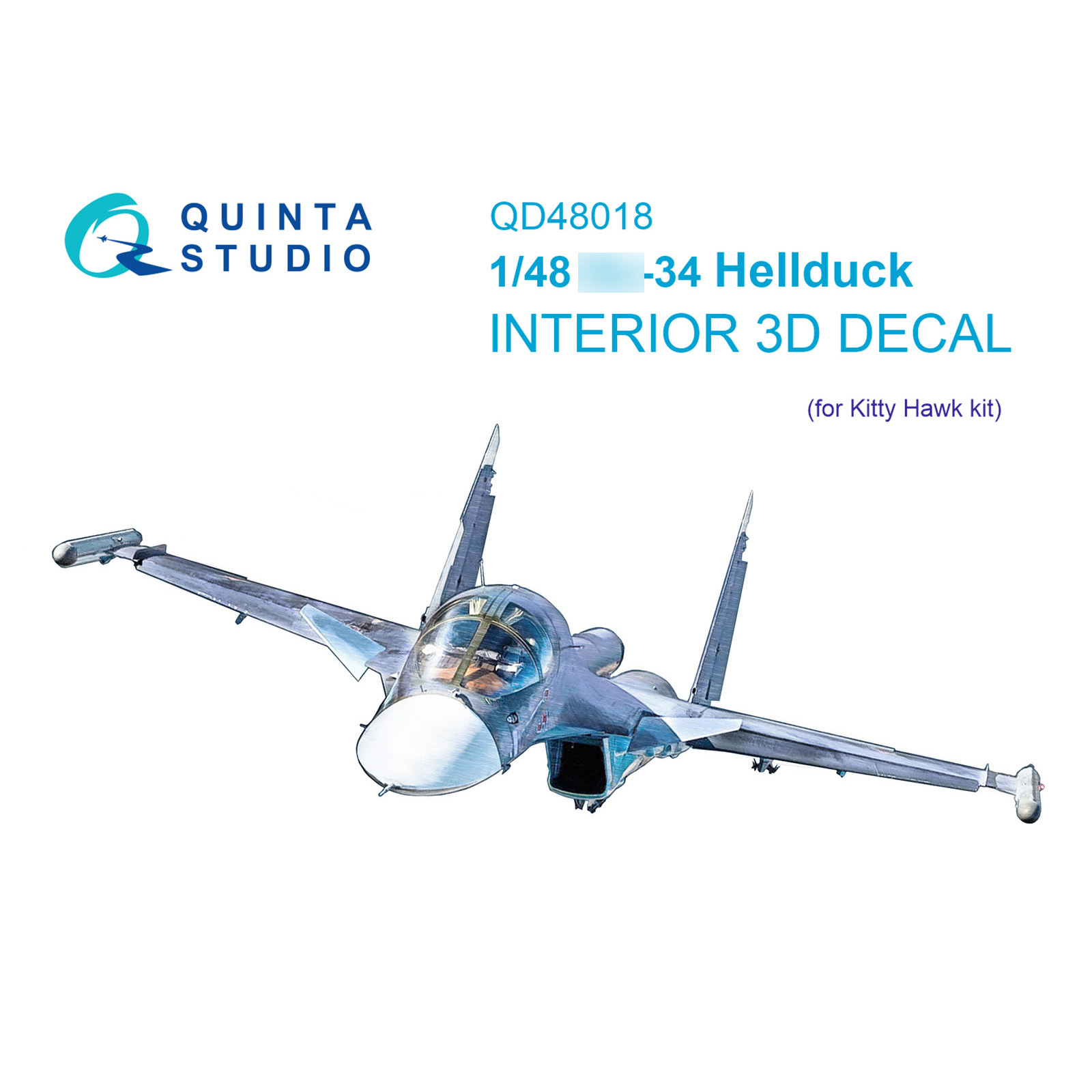 QD48018 Quinta Studio 1/48 3D Interior Decal С-34 (KittyHawk)