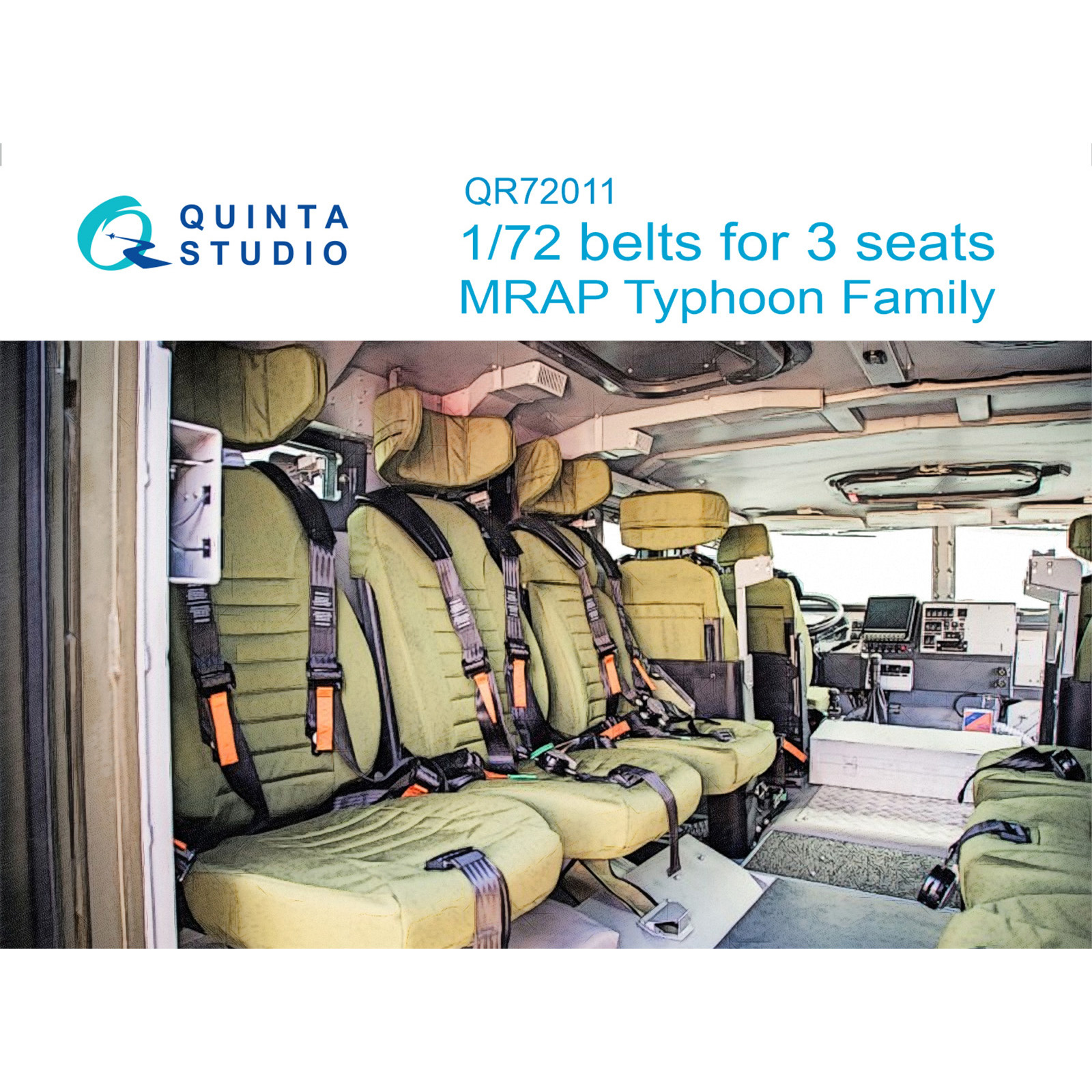 QR72011 Quinta Studio 1/72 Belts for Typhoon