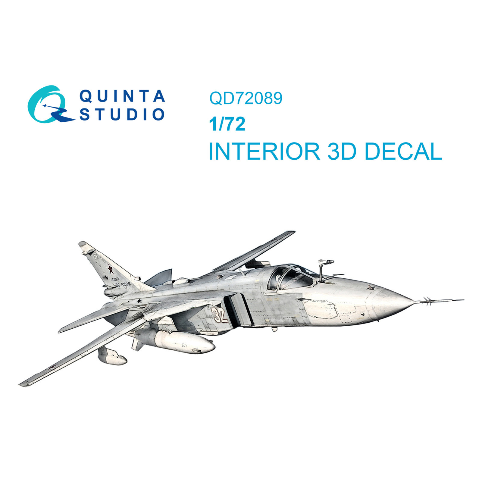 QD72089 Quinta Studio 1/72 3D Decal cabin interior С-24MR (Trumpeter)