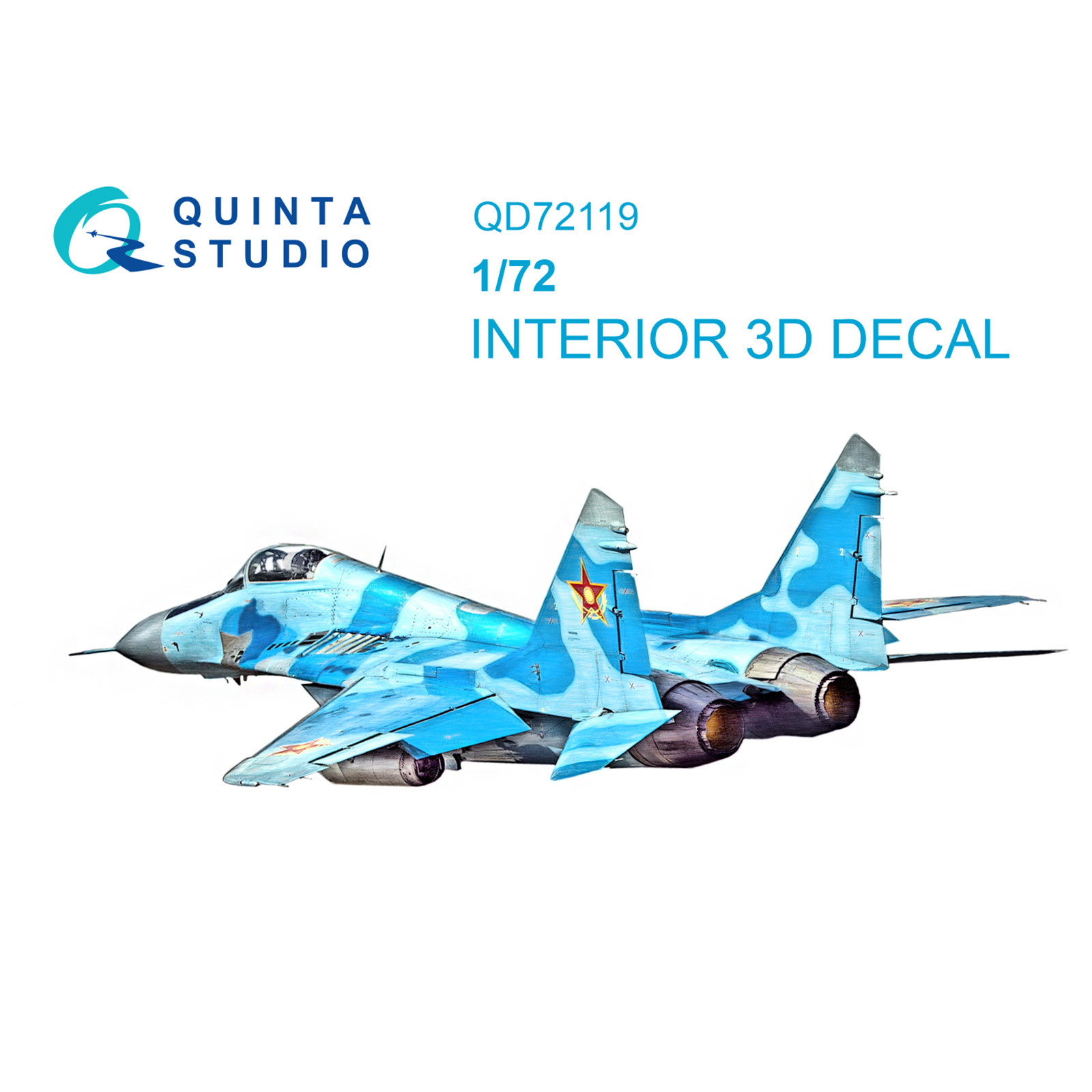 QD72119 Quinta Studio 1/72 3D Декаль интерьера кабины М-29 9-12 (Т$ач)