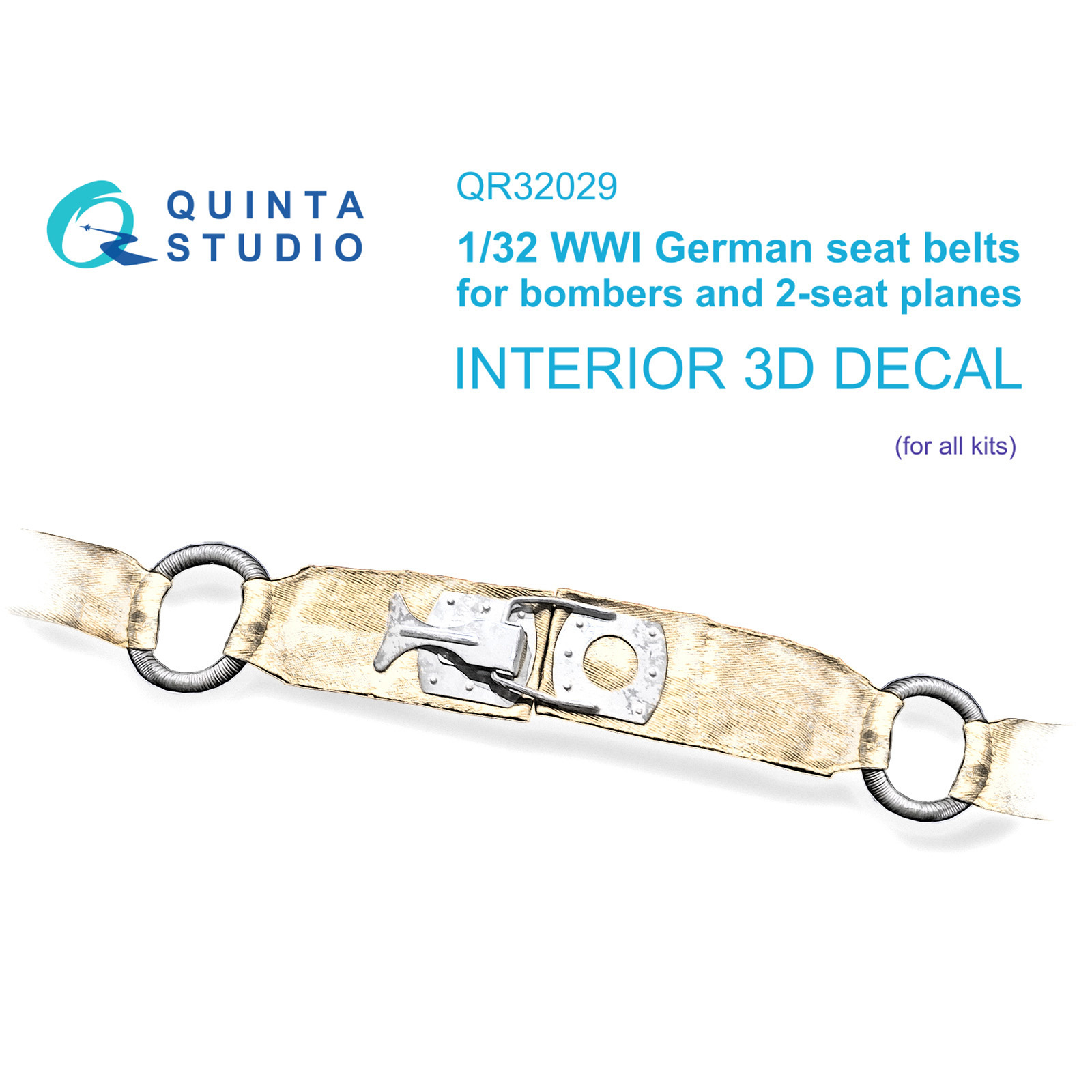 QR32029 Quinta Studio 1/32 WWI German Bomber Belts