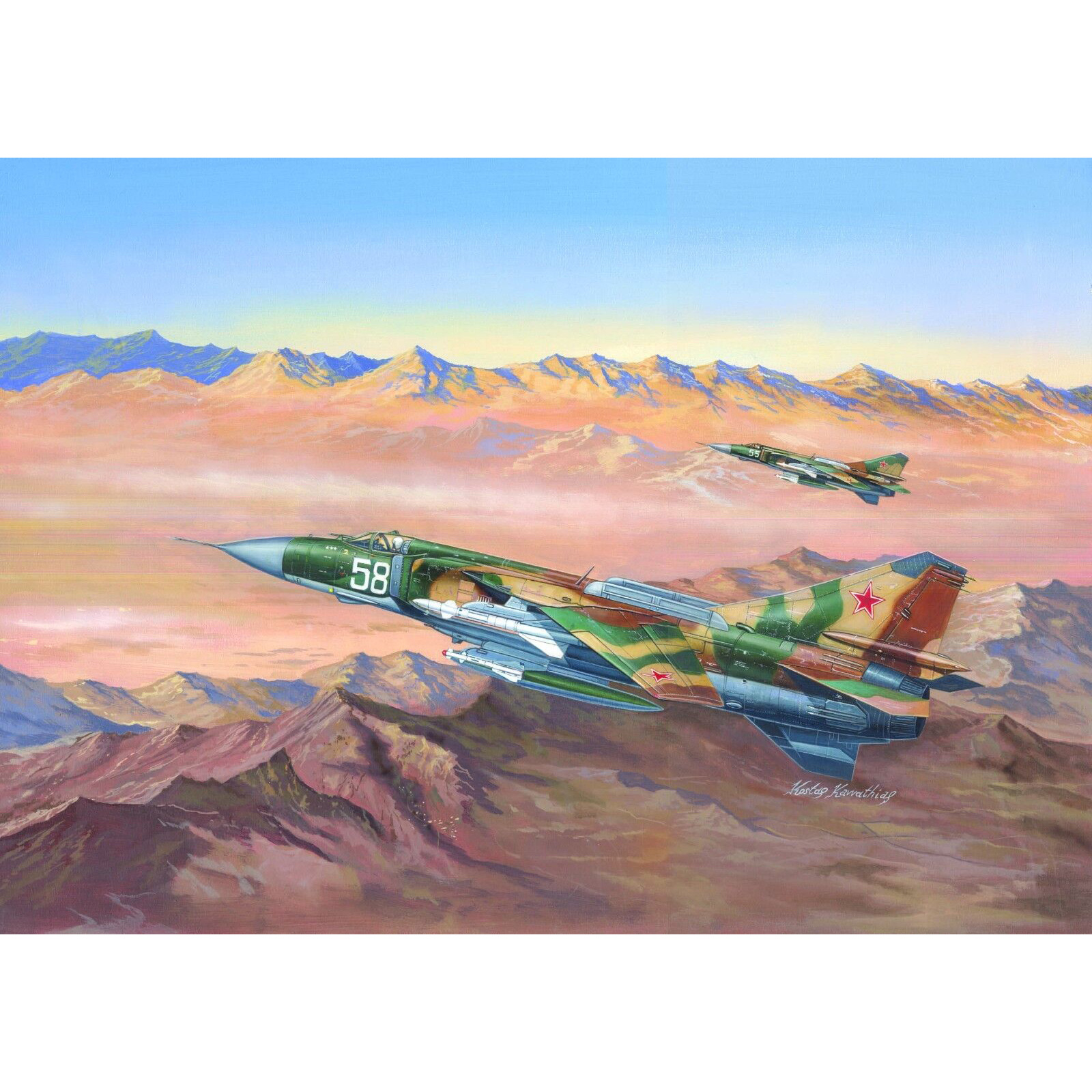 02856 Trumpeter 1/48 Russian M-23MLD Flogger-K