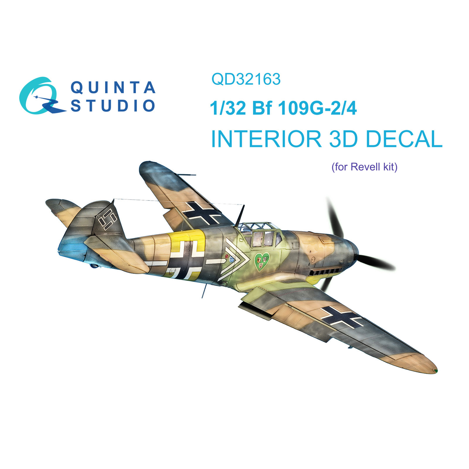 QD32163 Quinta Studio 1/32 3D Декаль интерьера кабины F-15C Late/F-15J late (Tamiya) (Малая версия)